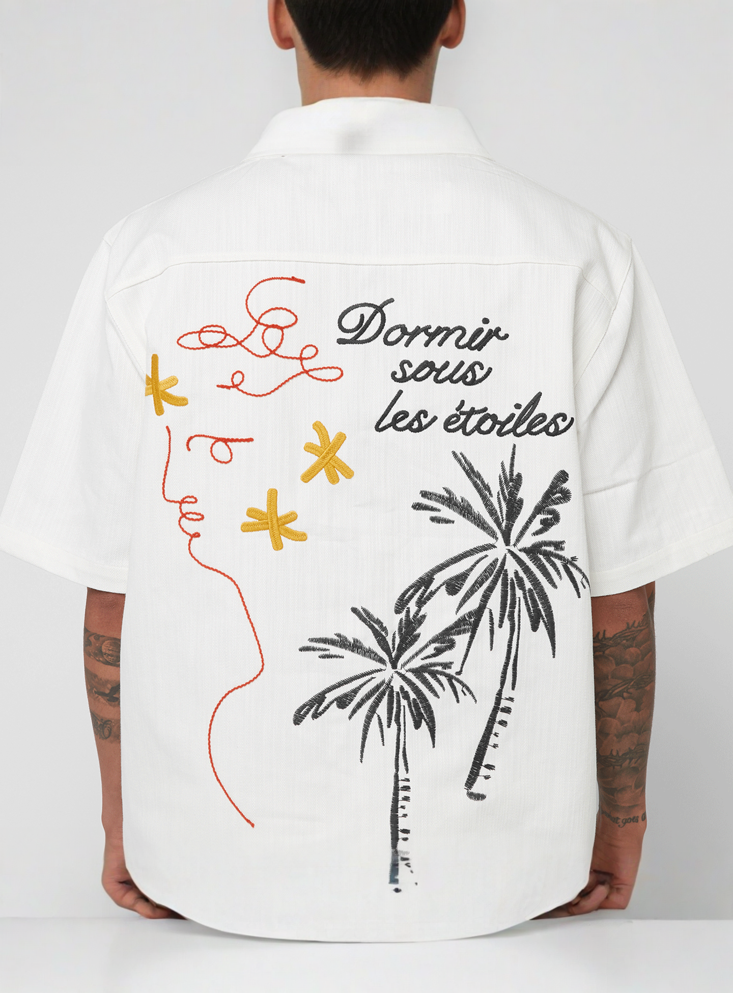 Smoke Rise, Slubby Twill Button Down Shirt, white, Image 5 of 6