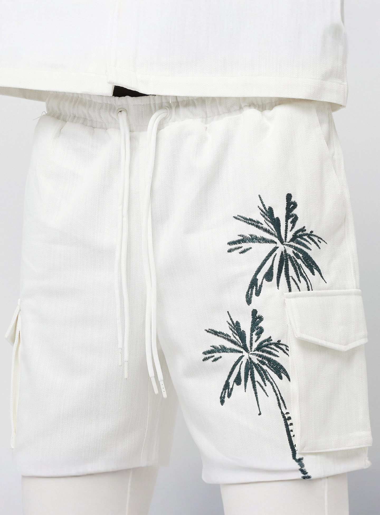 Smoke Rise, Fashion Slubby Twill Short, white, Image 5 of 7