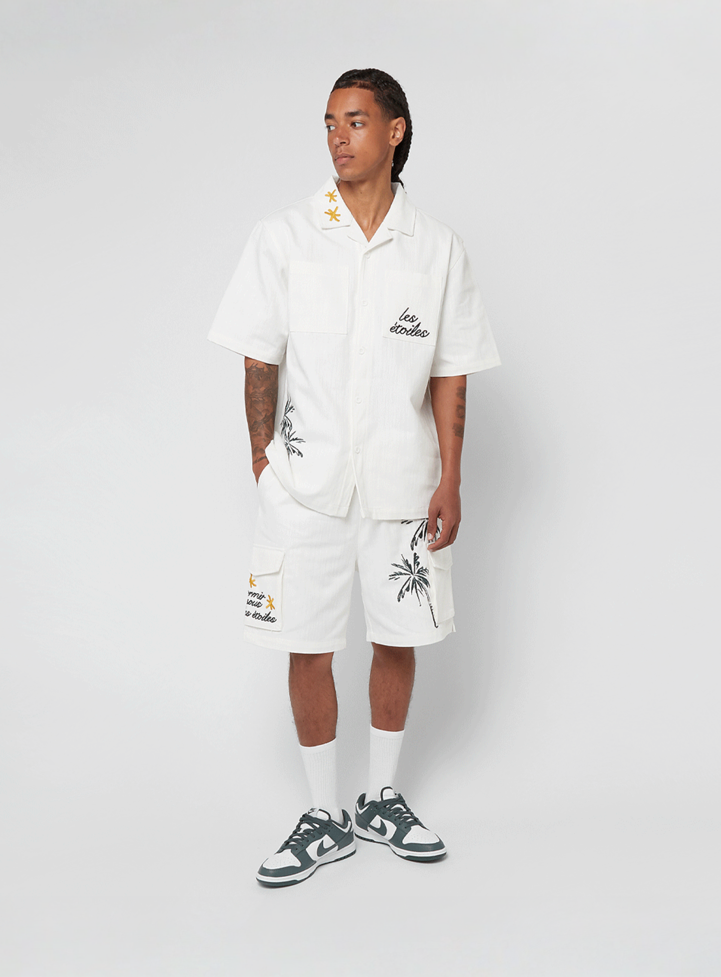Smoke Rise, Fashion Slubby Twill Short, white, Image 7 of 7