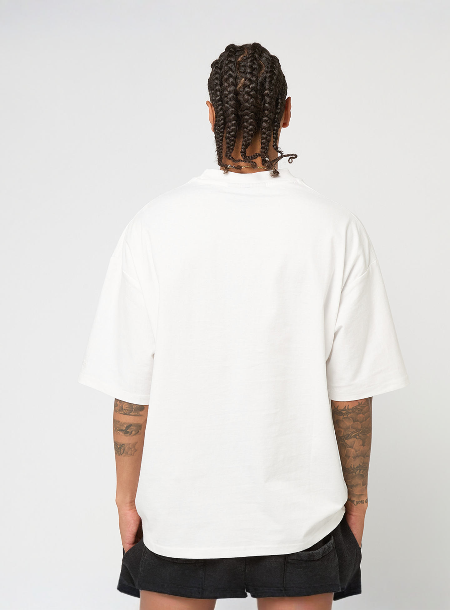 FAVELA, Runstitch T-Shirt, white, Image 2 of 4