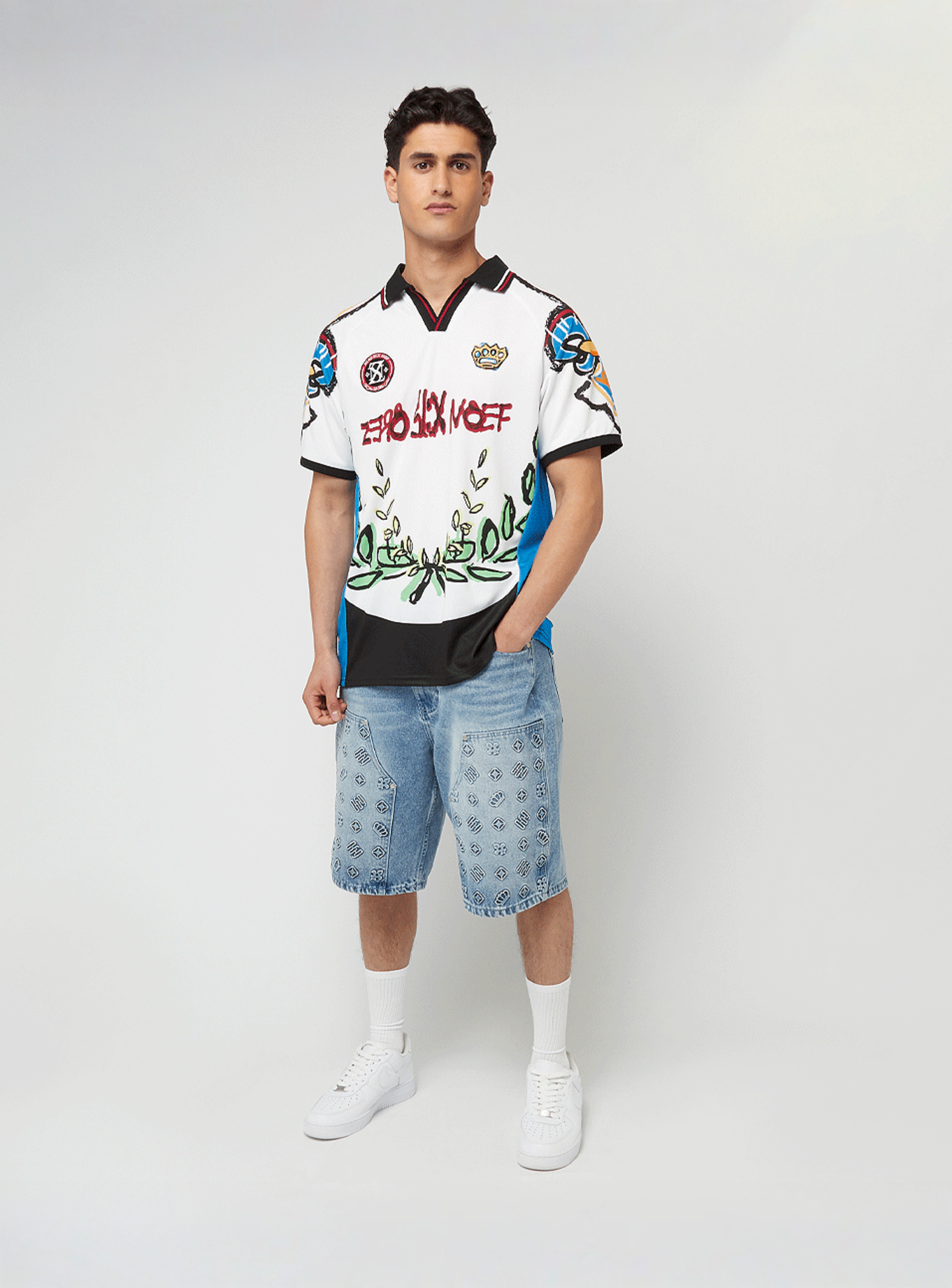zəяo si:x nœf, Royal Resort Trikot, white, Image 8 of 8