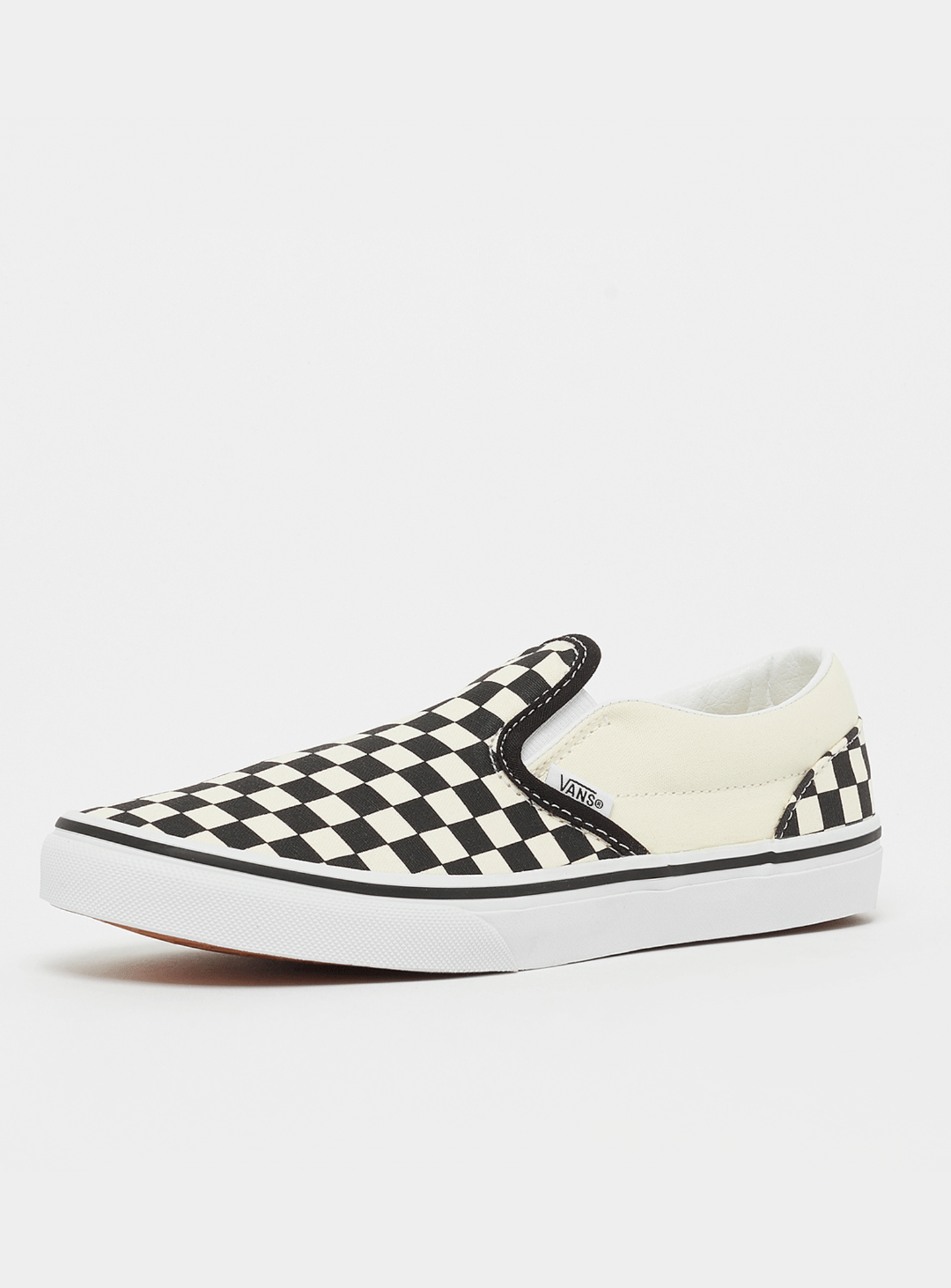 Vans, Slip On Checkerboard (GS), black, Image 2 of 7