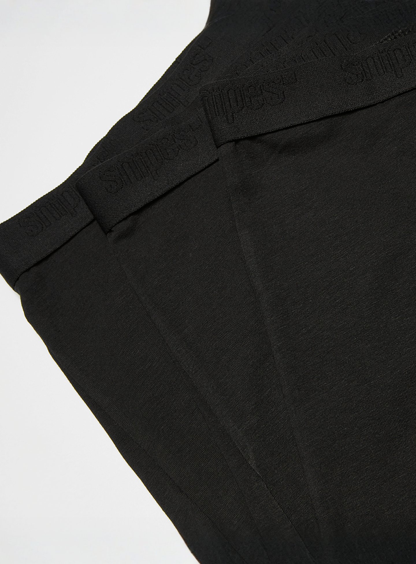 SNIPES, 3 PACK - Black Tape  Briefs Boxershorts, black, Image 2 of 2