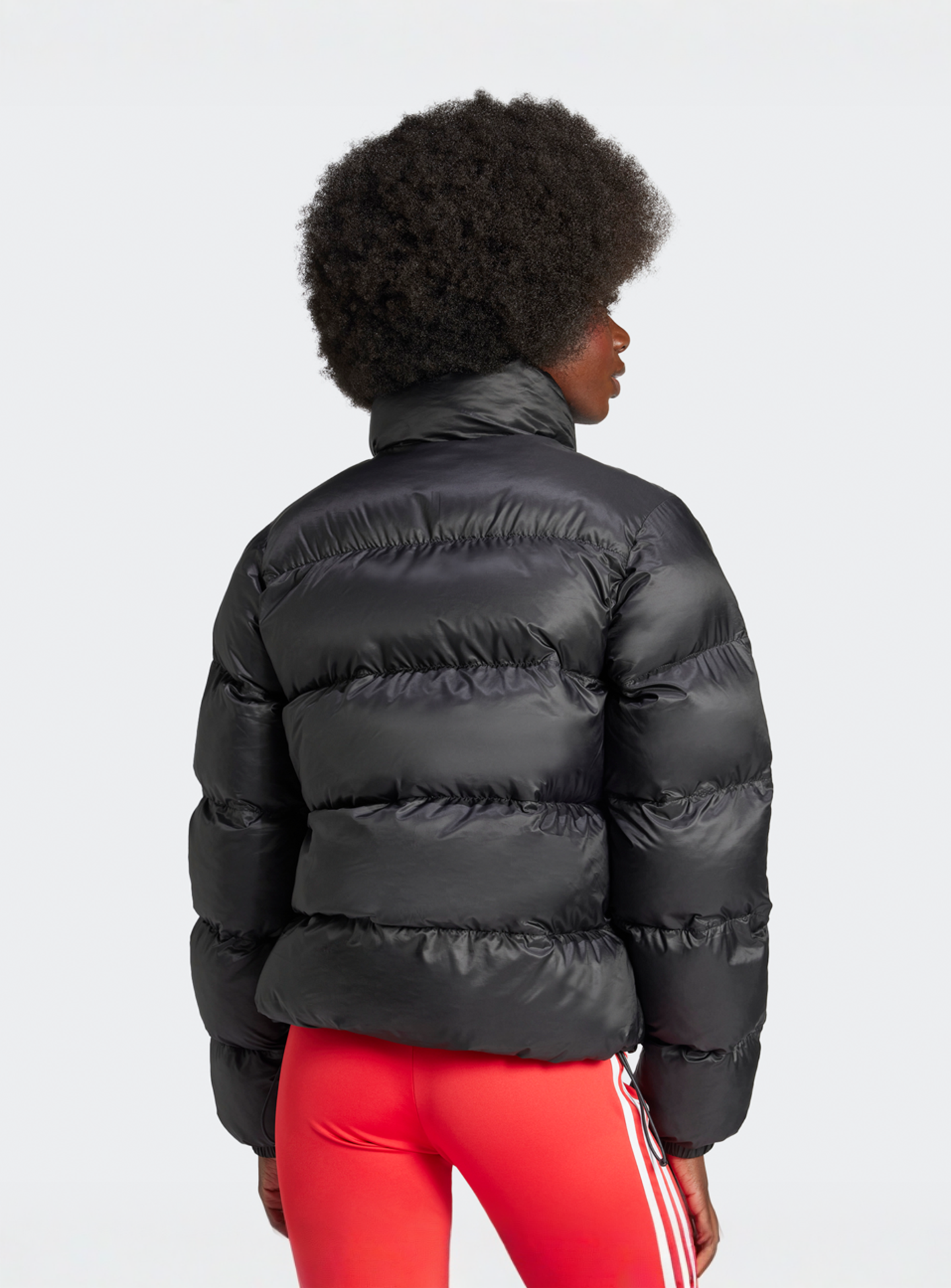 adidas Originals, adicolor Short Puffer Jacket, black, Image 2 of 5
