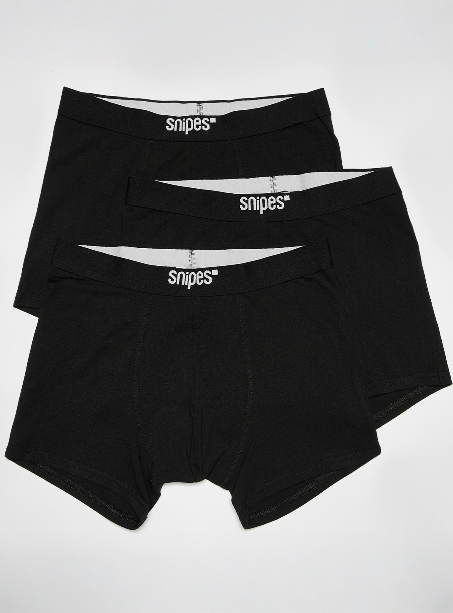 SNIPES, 3 PACK - Black Tape  Briefs Boxershorts, black, Image 1 of 2
