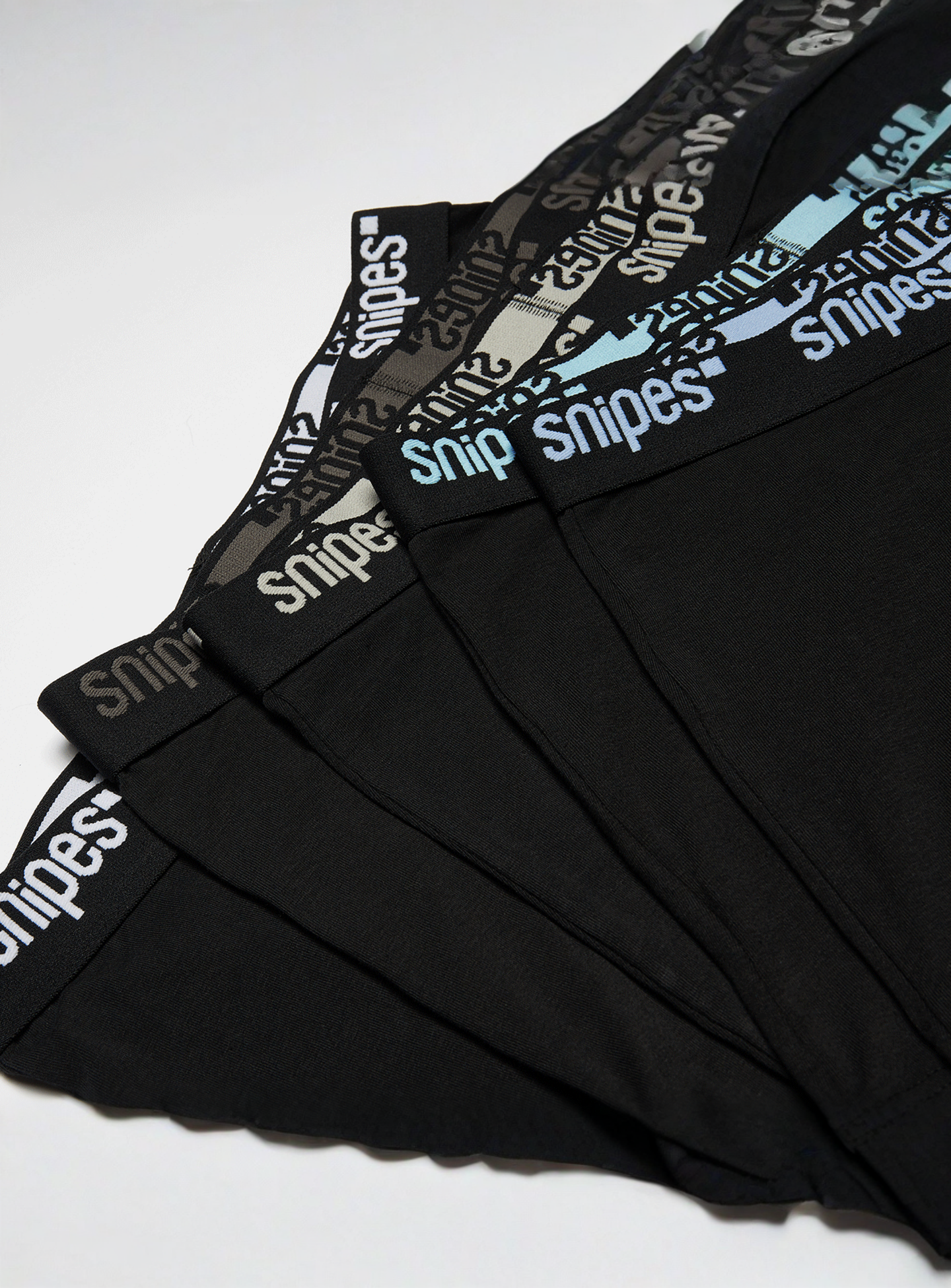 SNIPES, 5 PACK - Black Tape  Briefs Boxershorts, black, Image 2 of 2