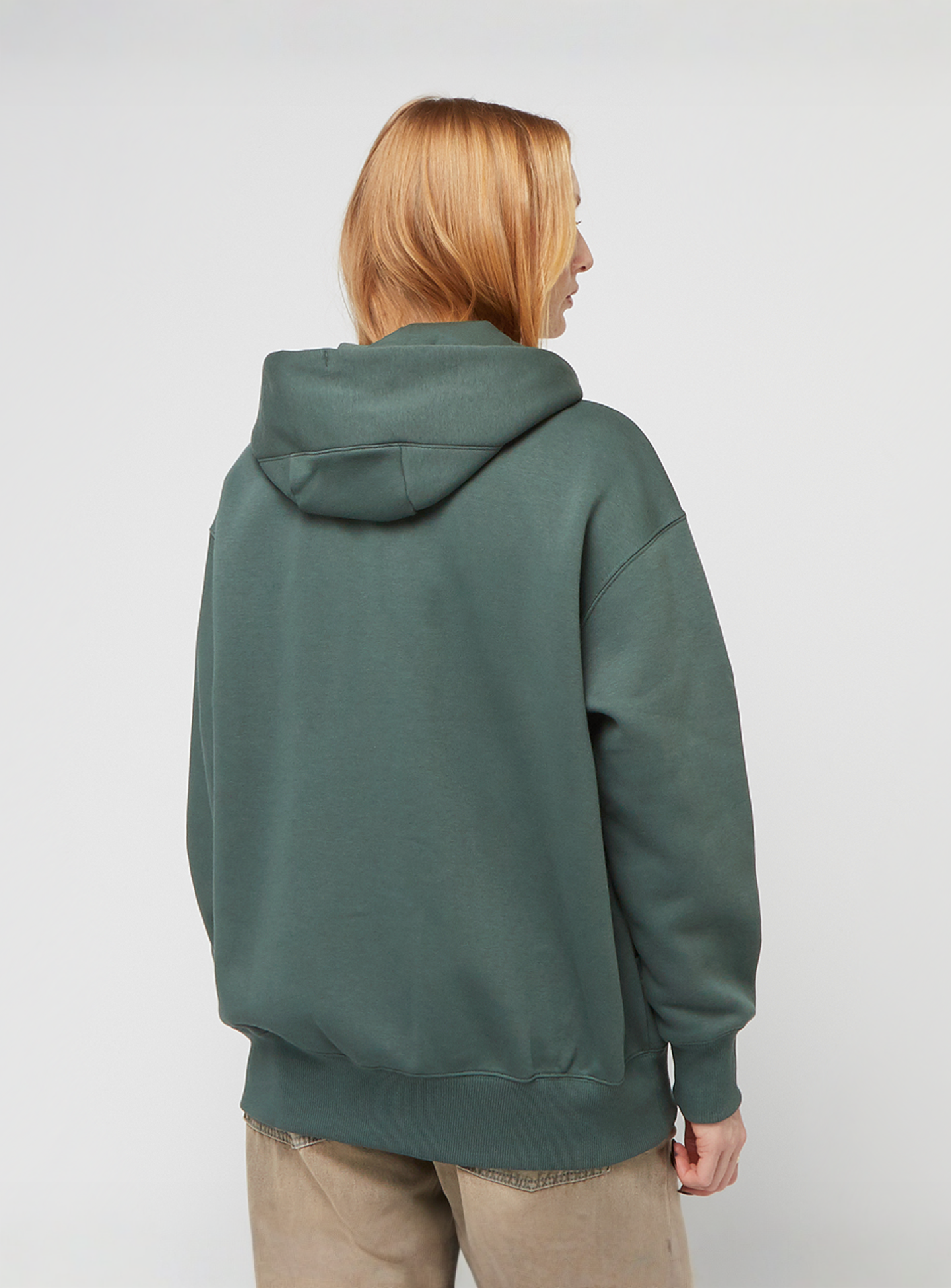Nike, Sportswear Phoenix Fleece Zip Hoodie, green, Image 2 of 4