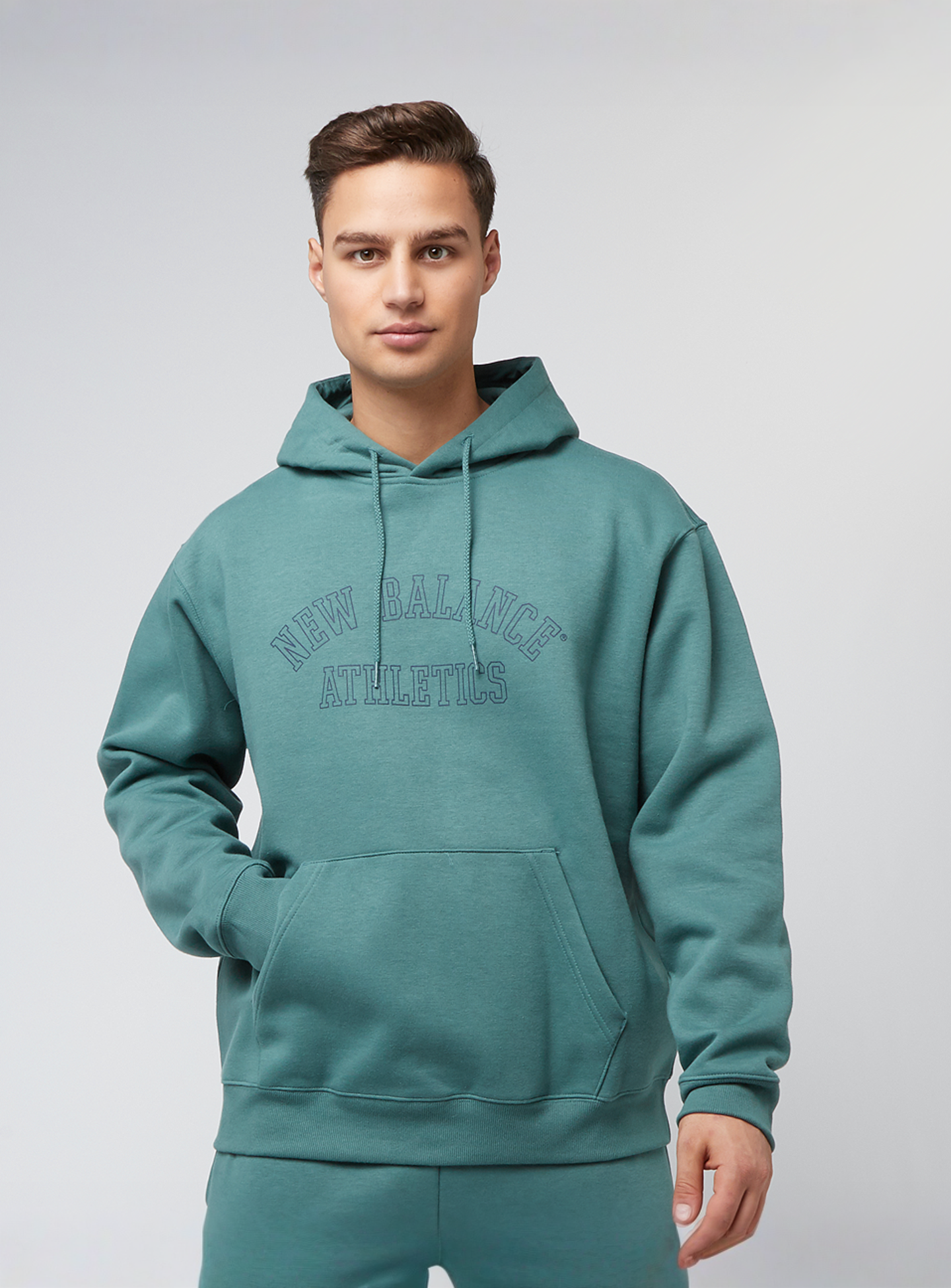 New Balance, Graphic Hoodie, green, Image 1 of 4