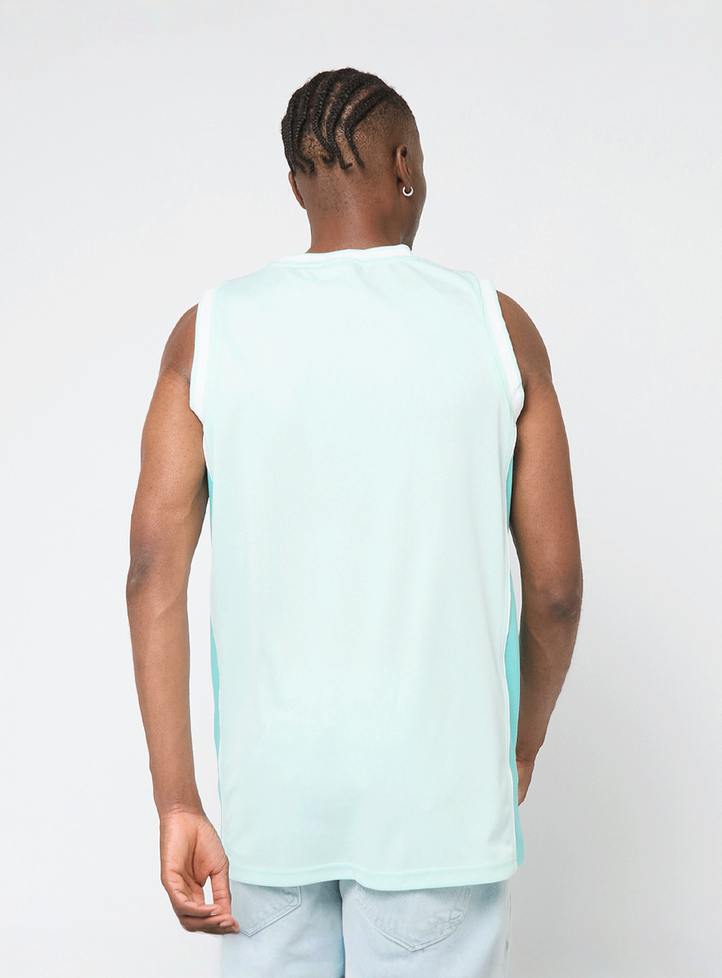Karl Kani, Signature Colorblock Basketball Jersey, turquoise, Image 2 of 7