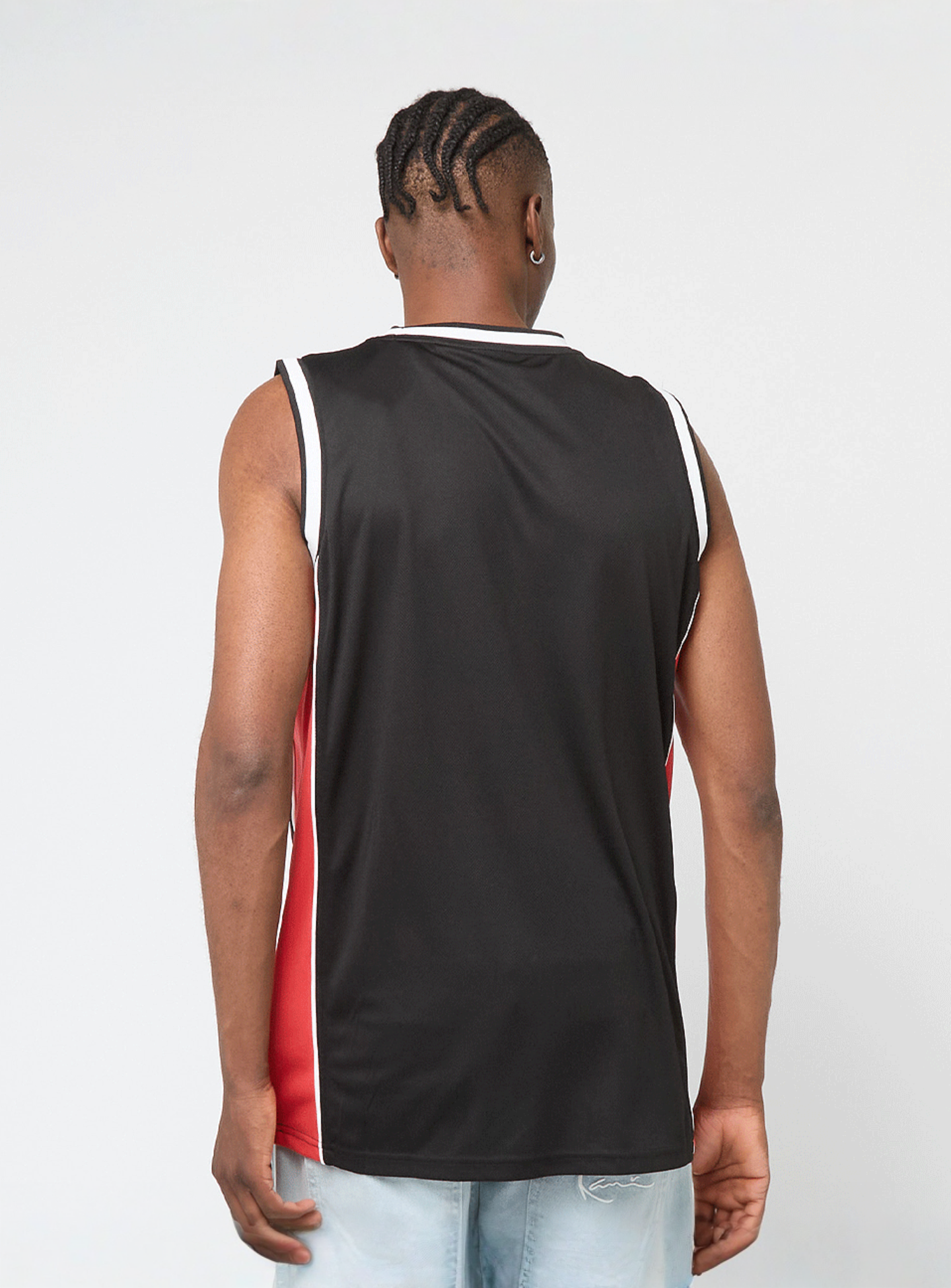Karl Kani, Signature Colorblock Basketball Jersey, black, Image 2 of 7