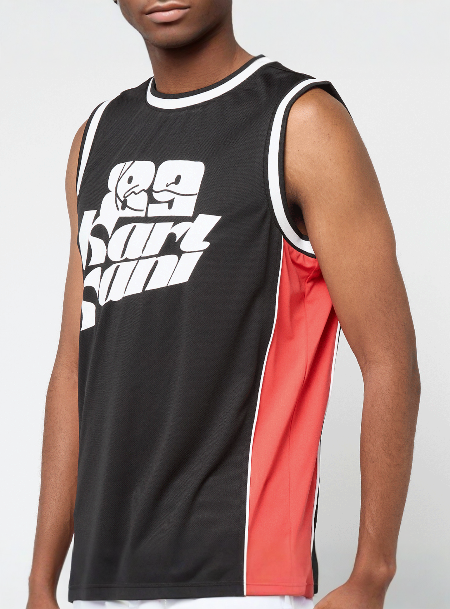 Karl Kani, Signature Colorblock Basketball Jersey, black, Image 5 of 7