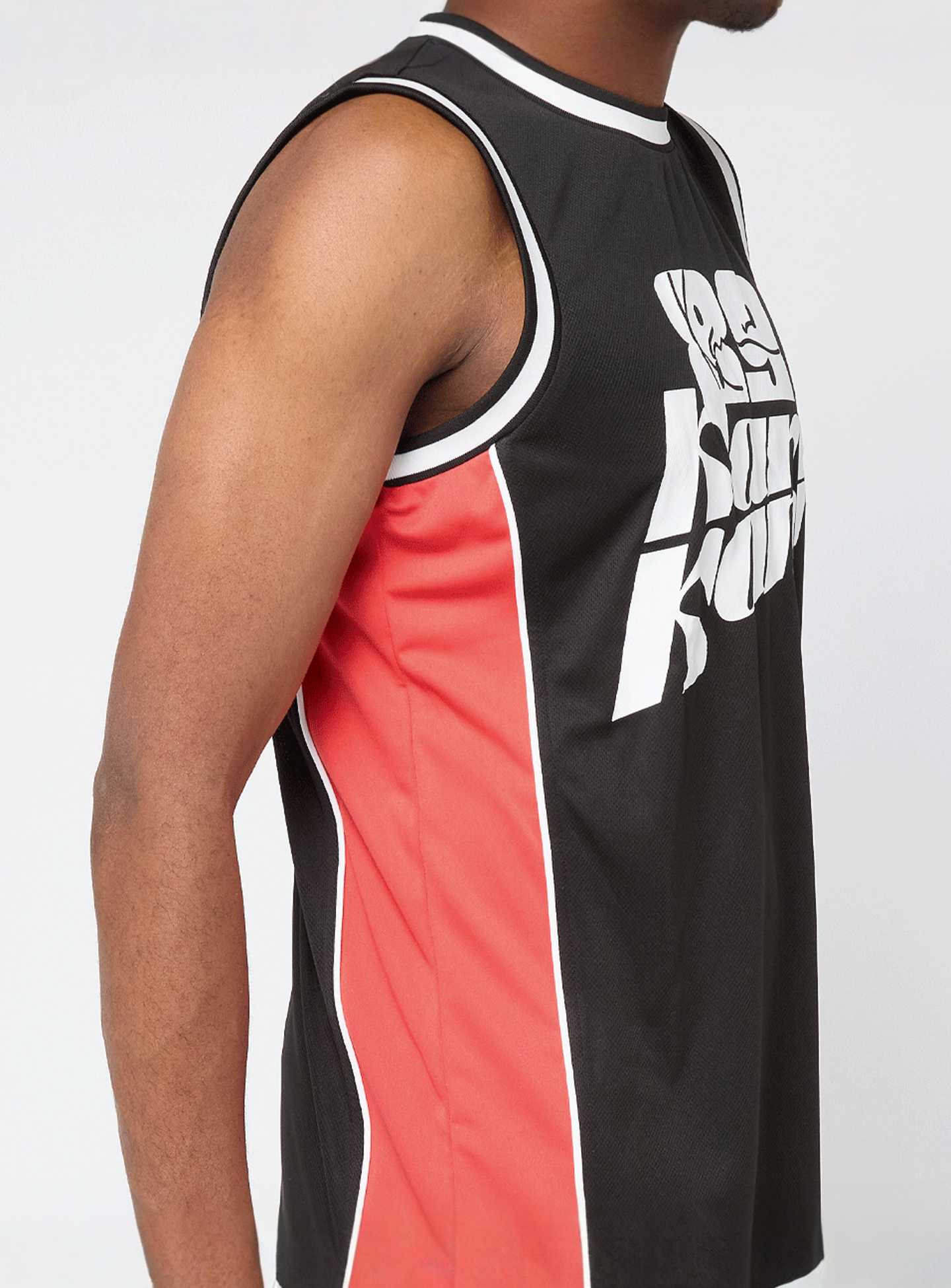 Karl Kani, Signature Colorblock Basketball Jersey, black, Image 6 of 7