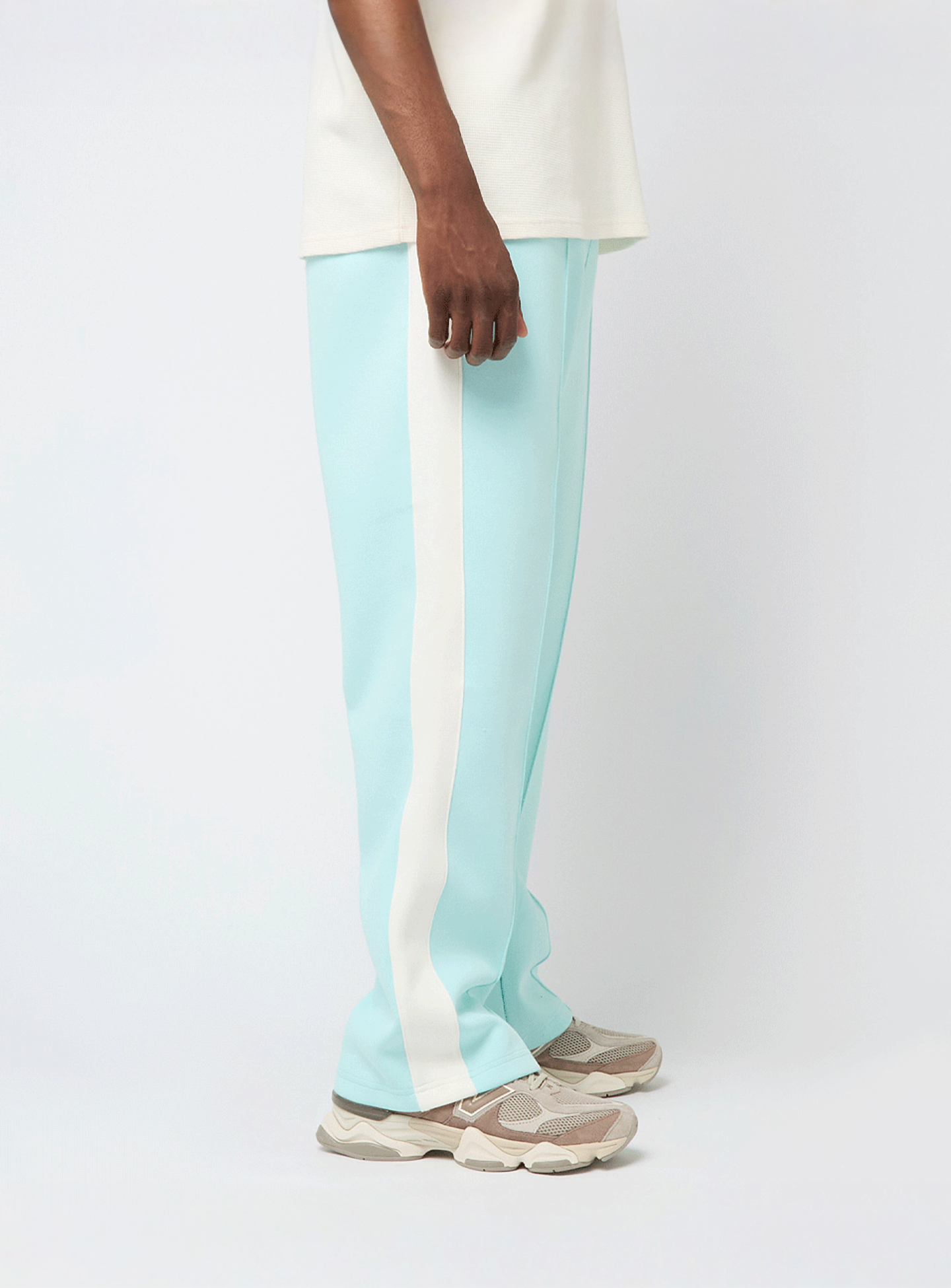Karl Kani, Sidestripe Trackpants, turquoise, Image 3 of 6