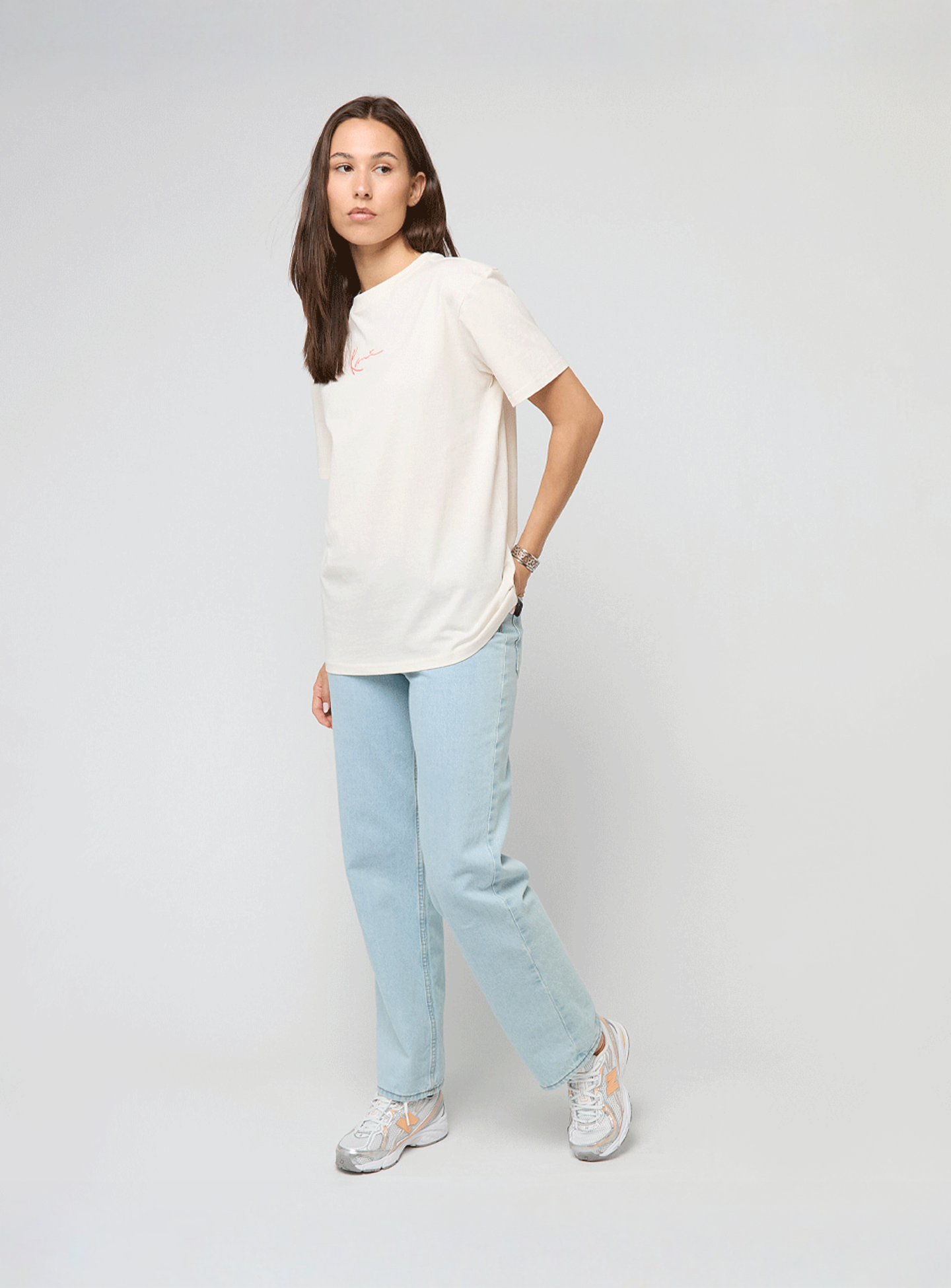 Karl Kani, Signature Cherry Print Oversized T-Shirt, beige, Image 5 of 5