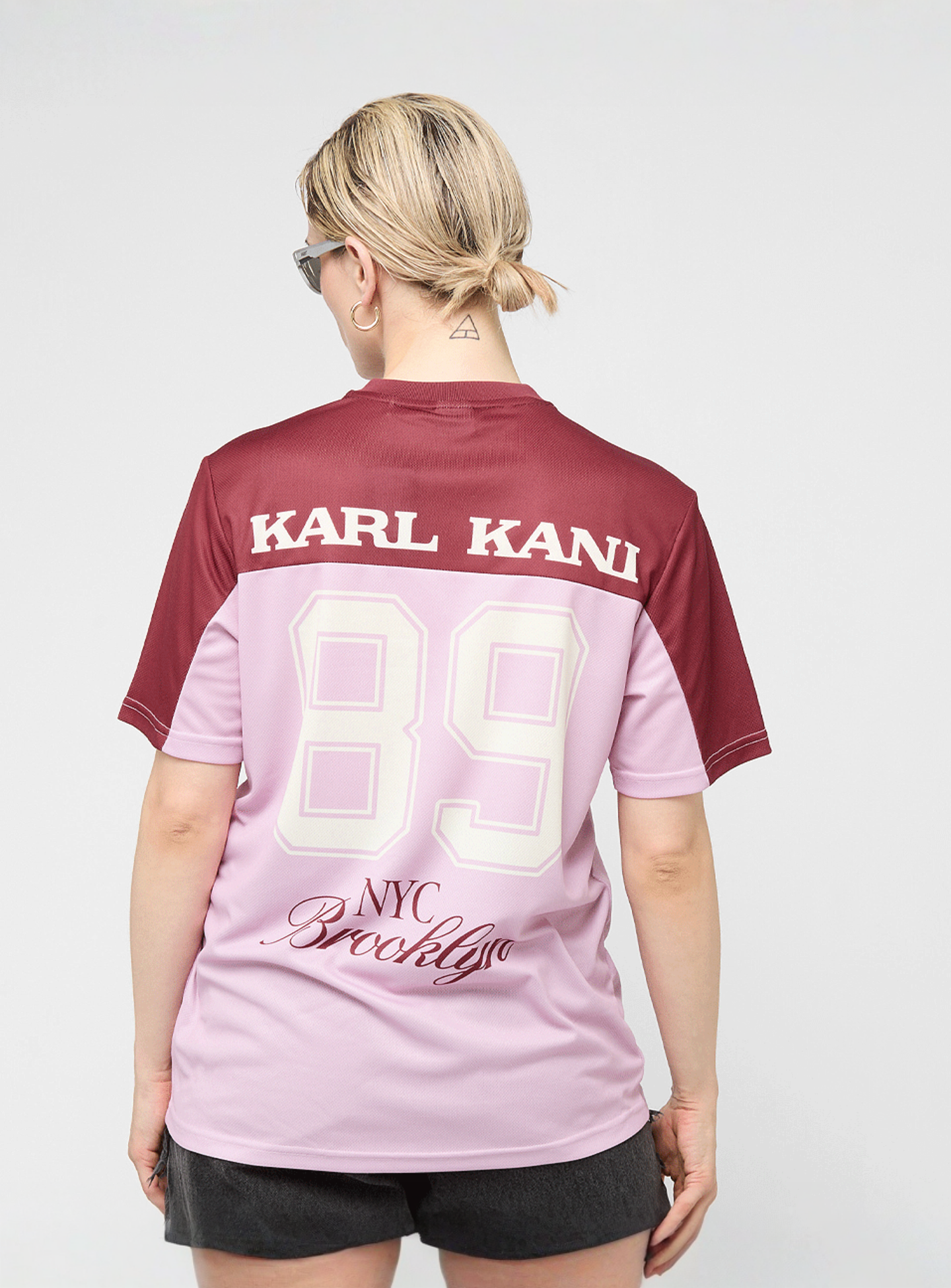 Karl Kani, Signature Mesh Jersey, light pink, Image 2 of 5