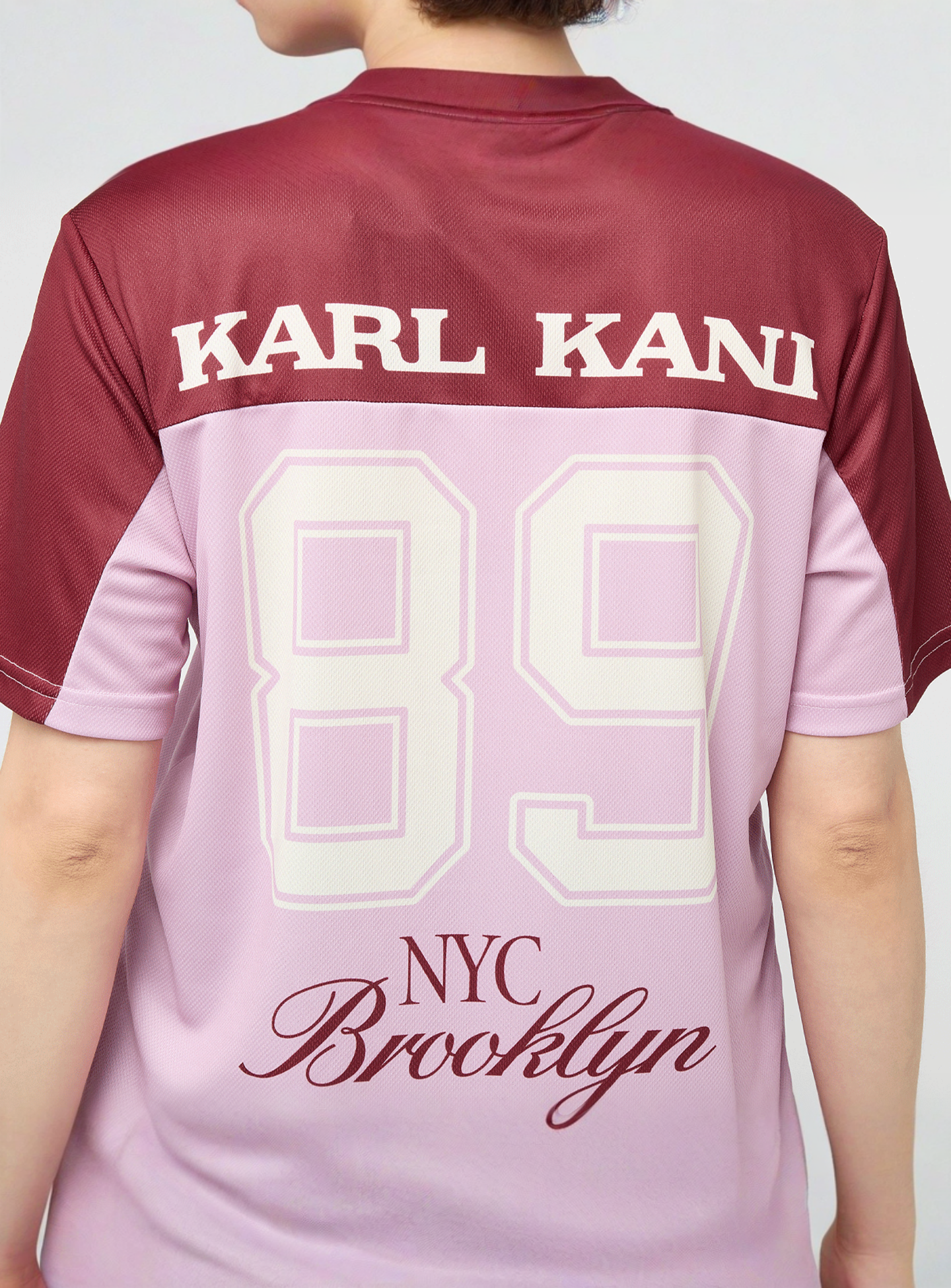 Karl Kani, Signature Mesh Jersey, light pink, Image 4 of 5