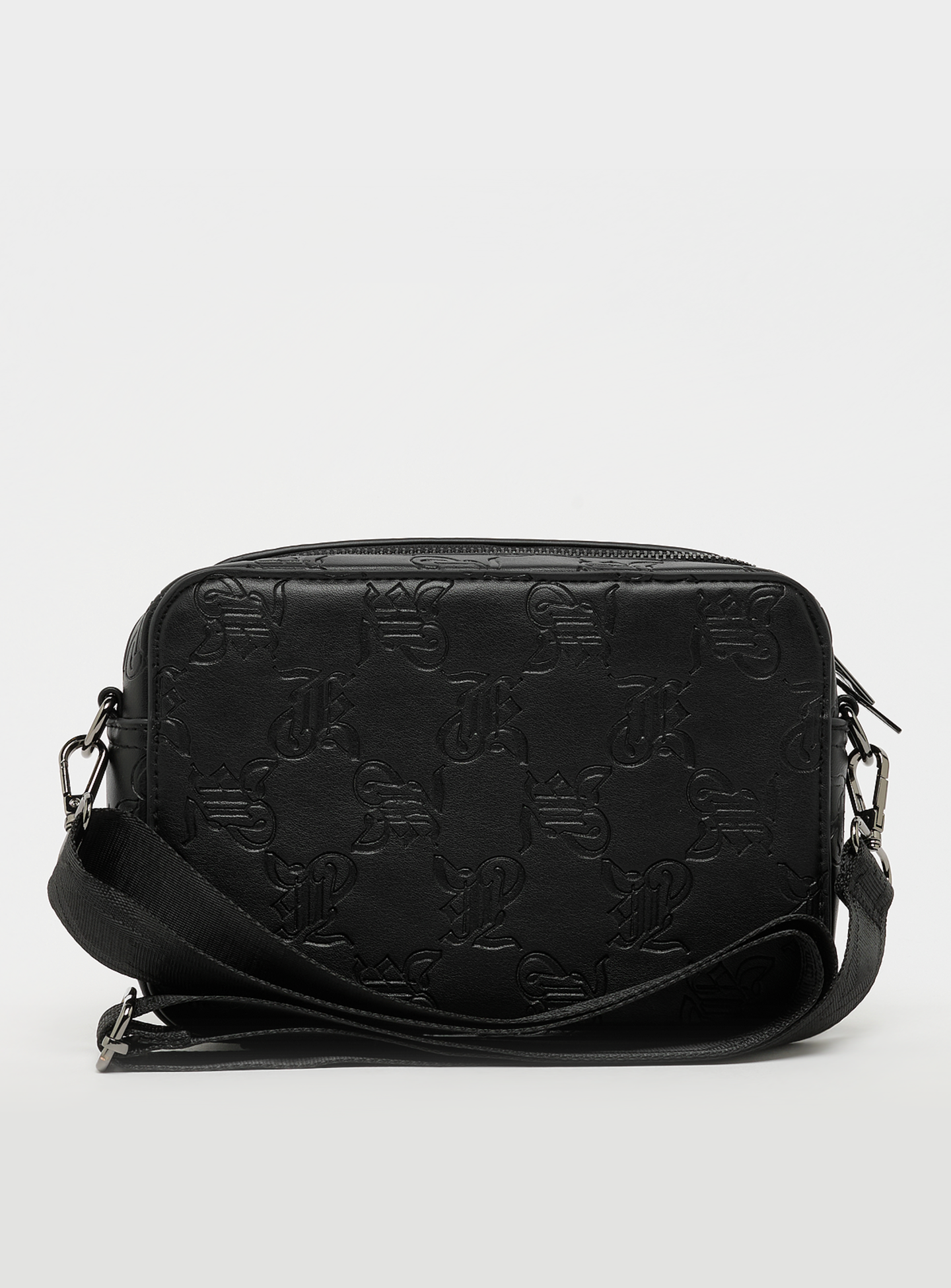Karl Kani, Metal Signature All Over Print Messenger Bag, black, Image 3 of 7