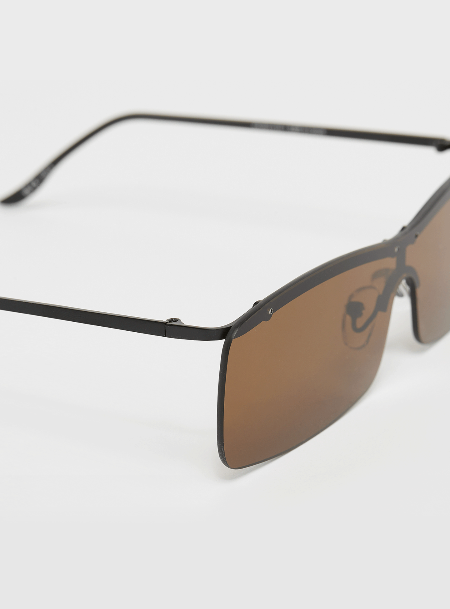 Karl Kani, Signature Thin Metal Frame Sunglasses, brown, Image 3 of 4