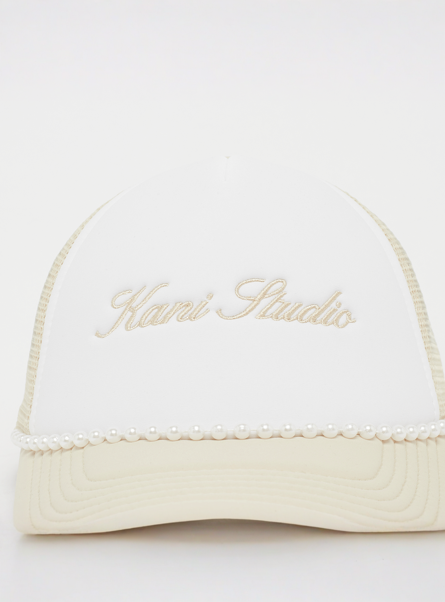 Karl Kani, Woven Signature Trucker Cap, white, Image 4 of 4