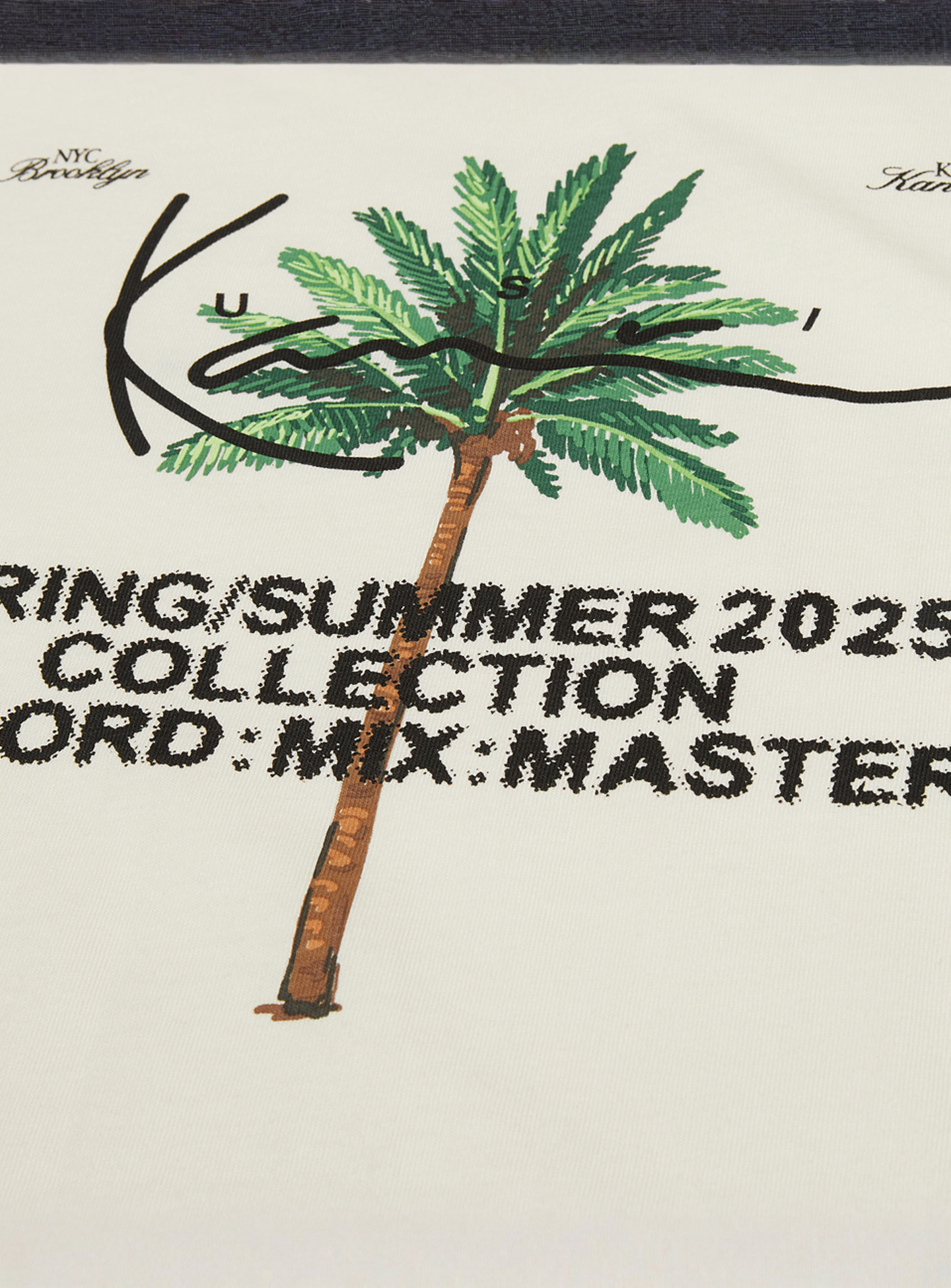 Karl Kani, Signature Palm Print T-Shirt Junior, beige, Image 4 of 4