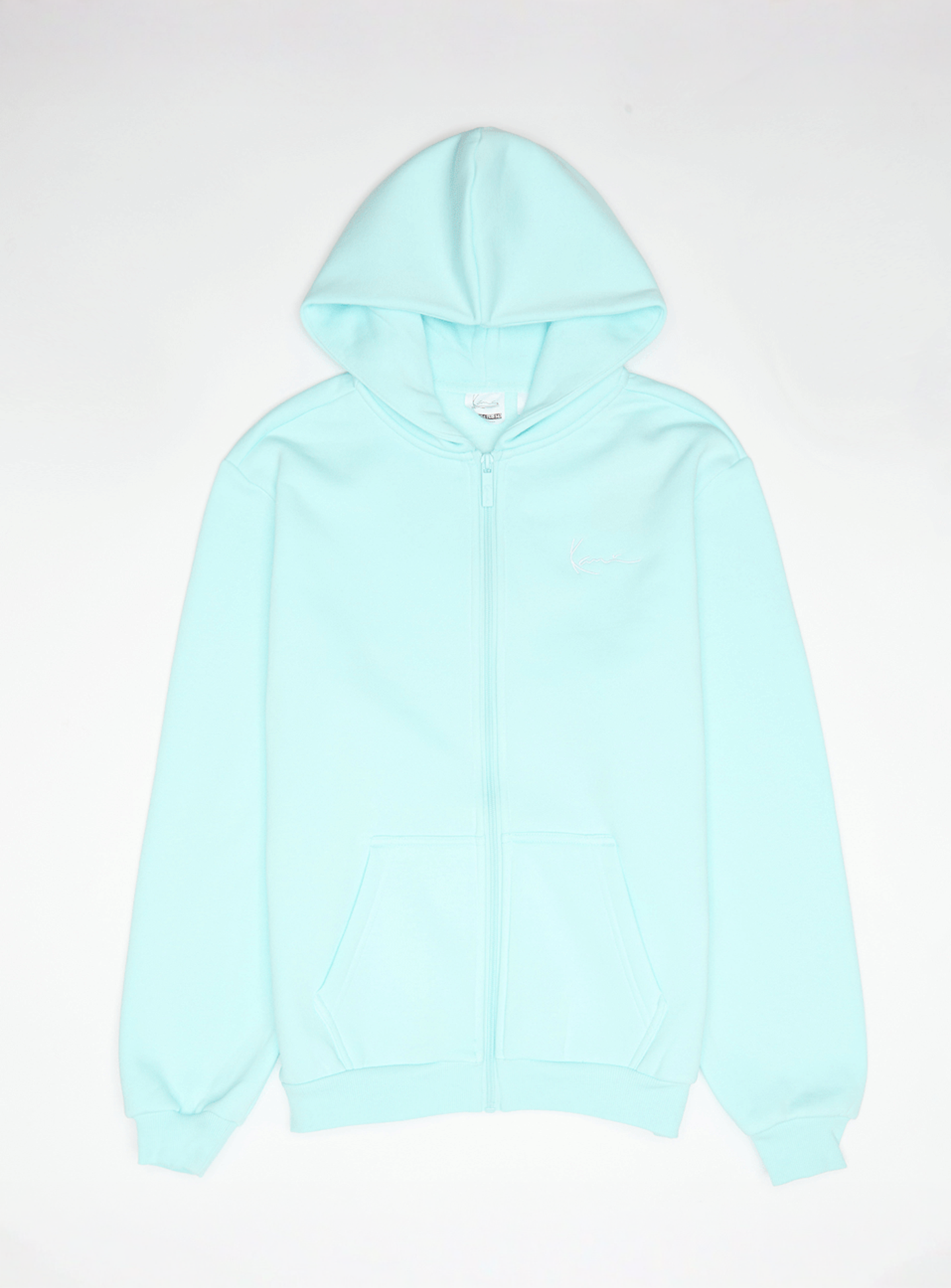 Karl Kani, Varsity Palm Print Zip Hoodie Junior, blue, Image 2 of 5