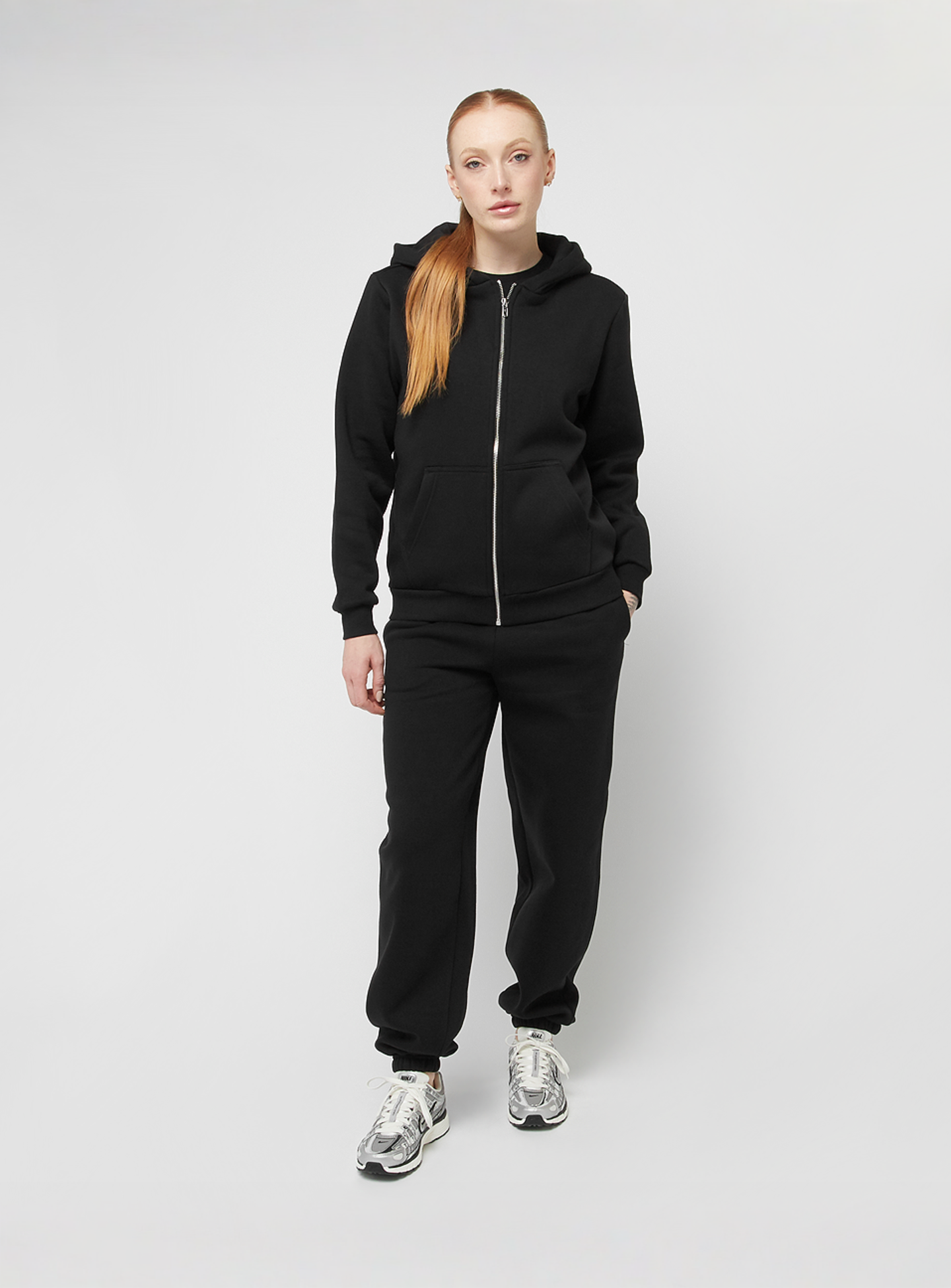 Urban Classics, Fluffy Zip Hoody, black, Image 4 of 4