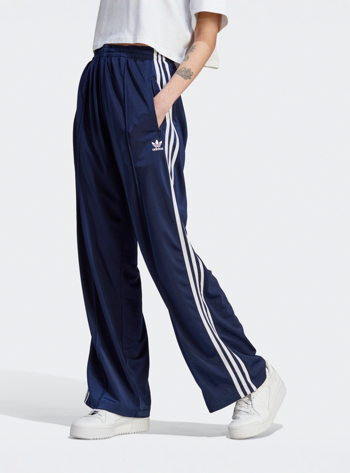 adidas Originals, Firebird Loose Track Pants, blue, Image 1 of 5