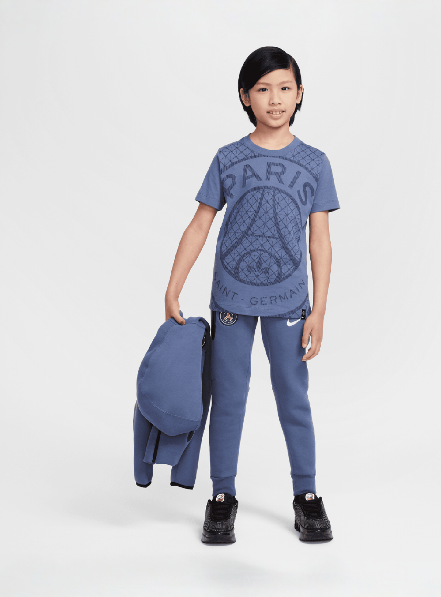 Nike, PSG Shortsleeve Print Tee, blue, Image 5 of 5