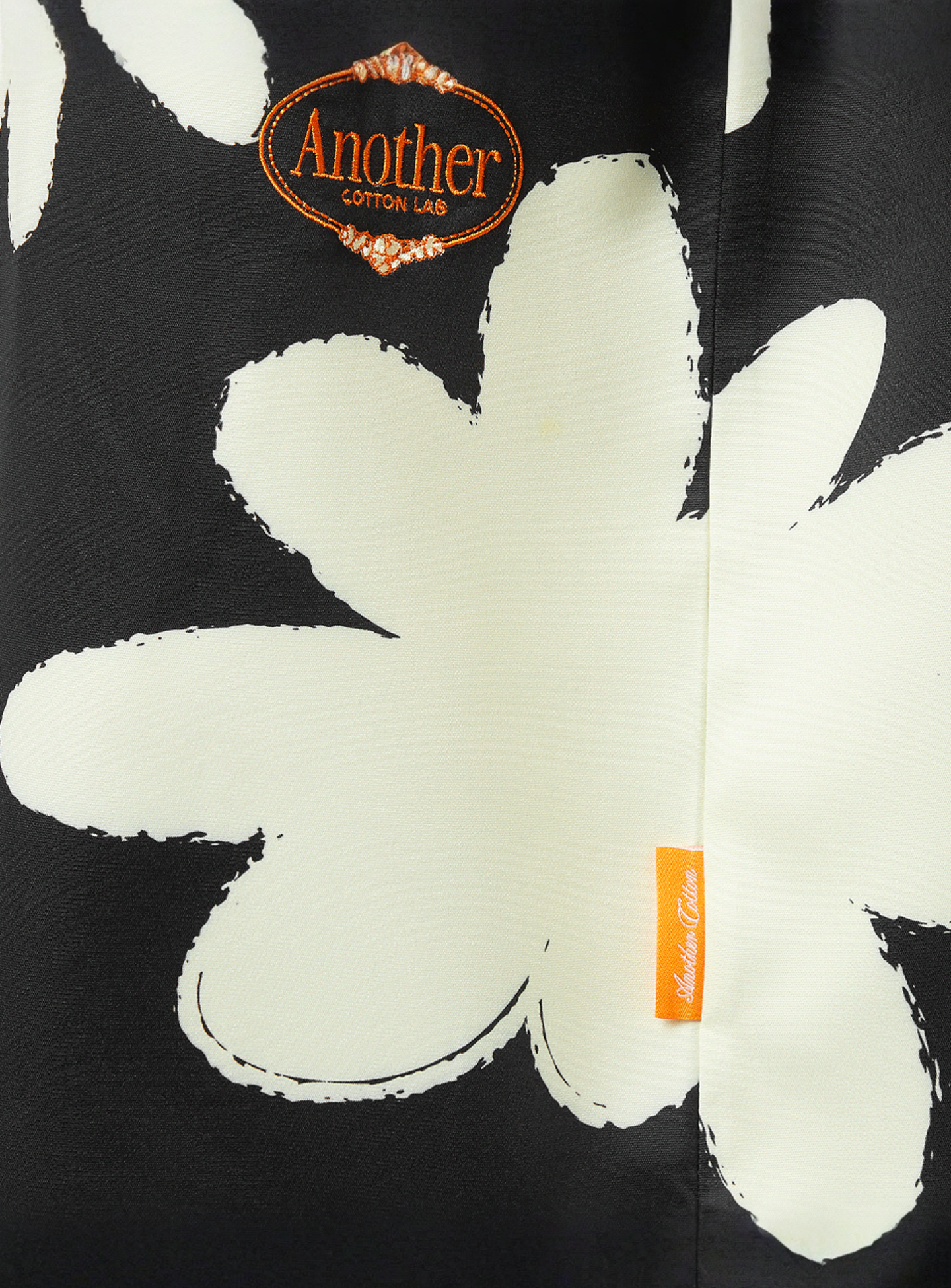 Another Cotton Lab, Flower Shirt, black, Image 3 of 4
