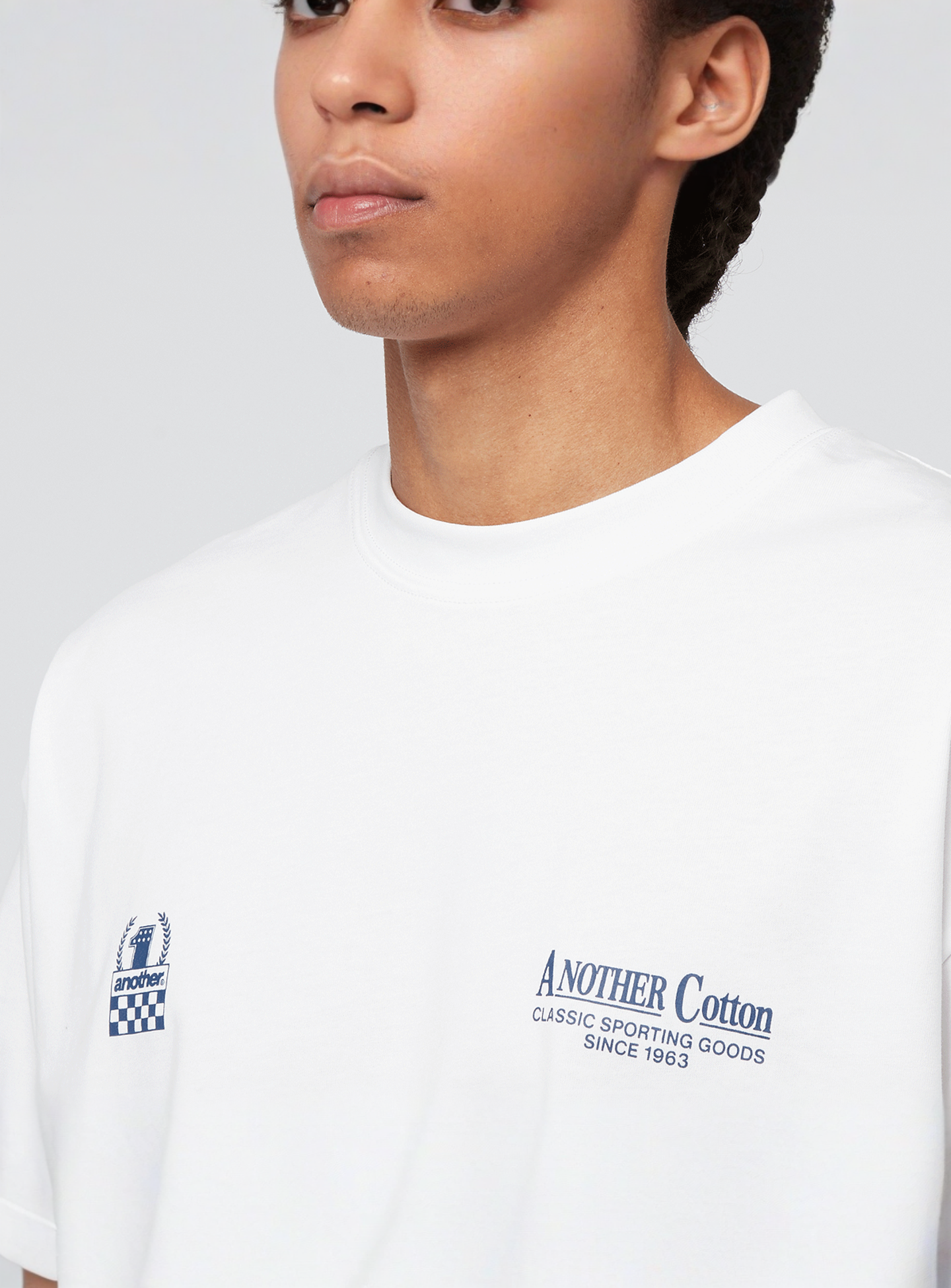 Another Cotton Lab, Another Day Oversized T-Shirt, white, Image 3 of 5