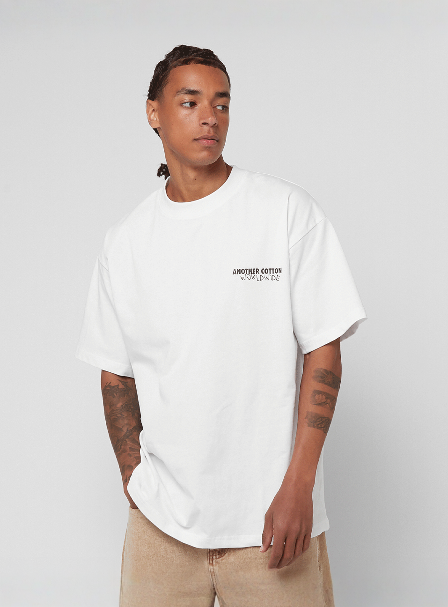 Another Cotton Lab, Getaway Oversized Tshirt, white, Image 2 of 5