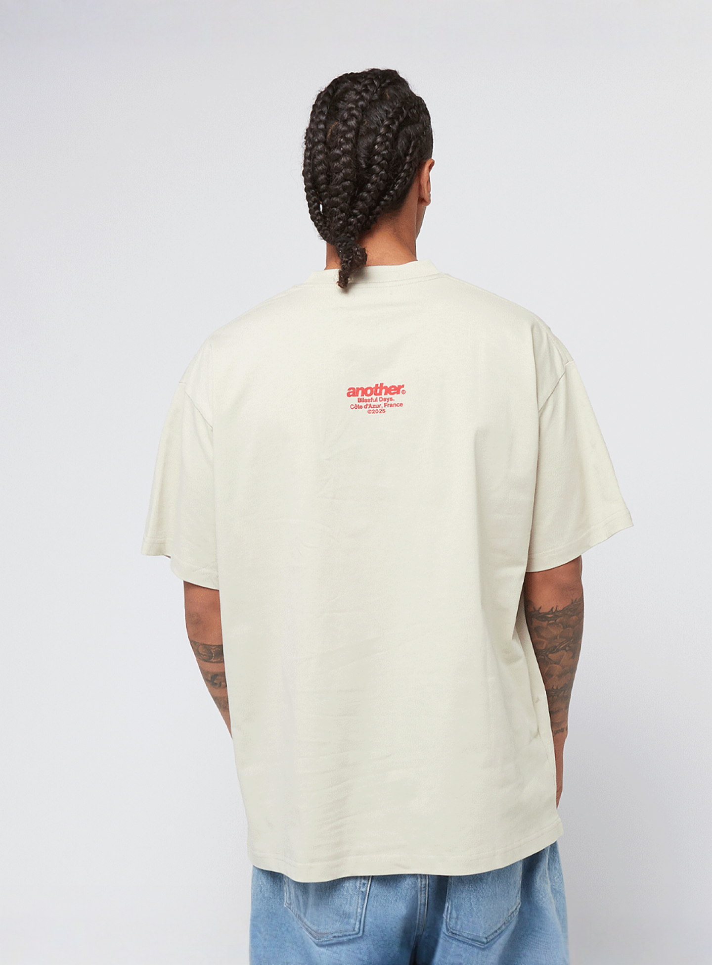 Another Cotton Lab, Blissful Days Oversized T-Shirt, beige, Image 2 of 5