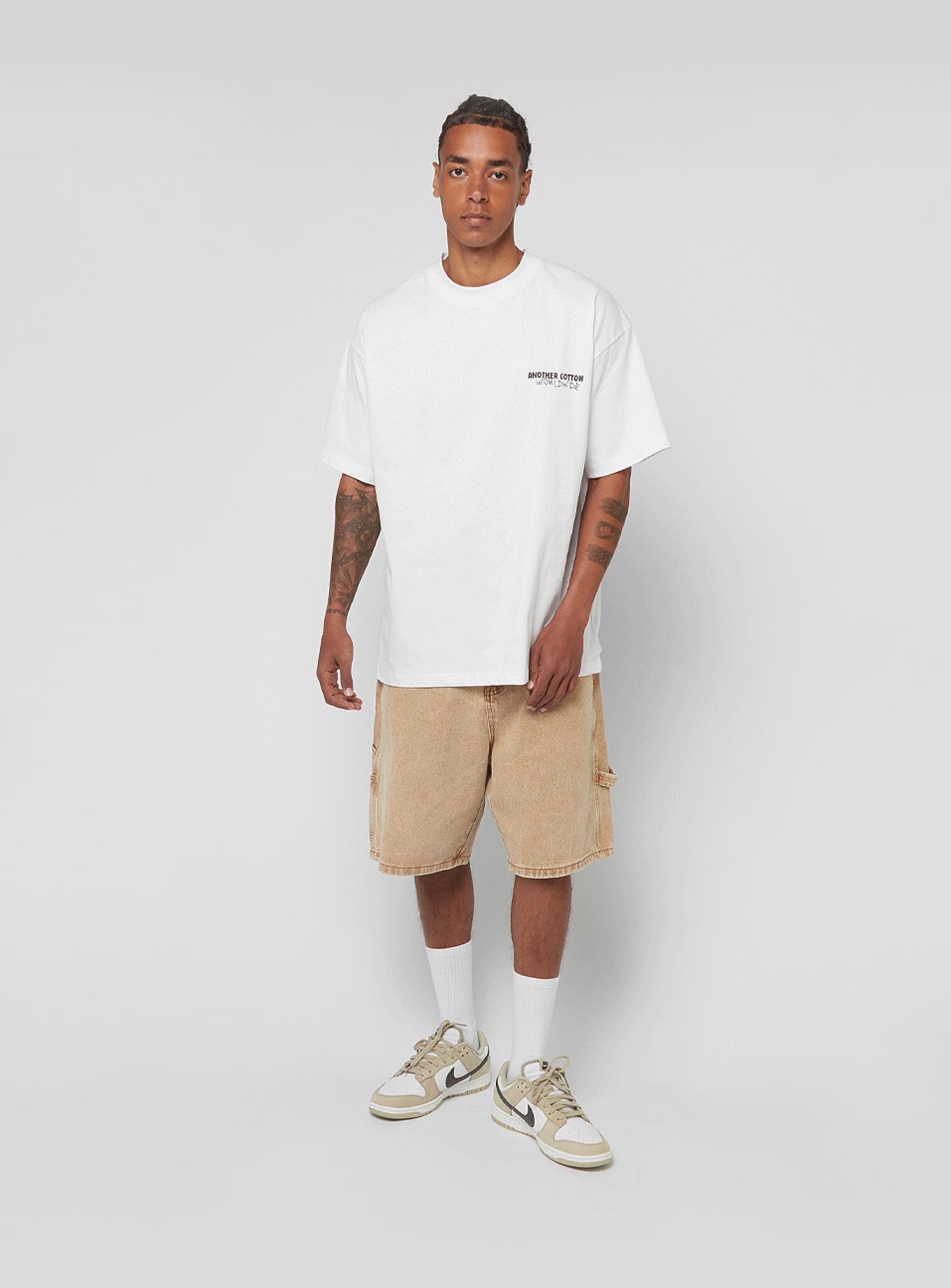 Another Cotton Lab, Short Carpenter Pants, beige, Image 5 of 5