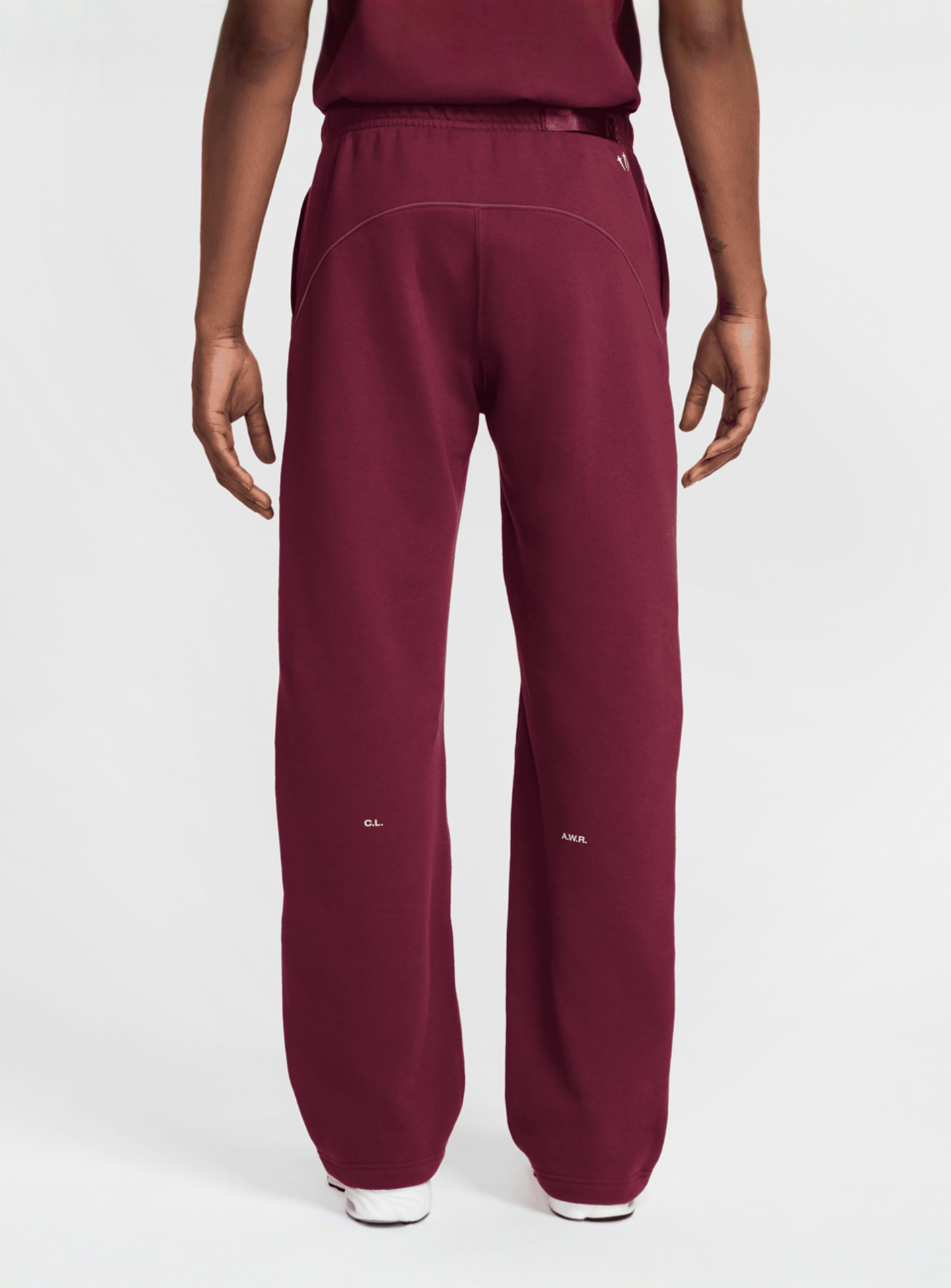 Nike Nocta, NRG CS Open Hem Fleece Pants, red, Image 2 of 9