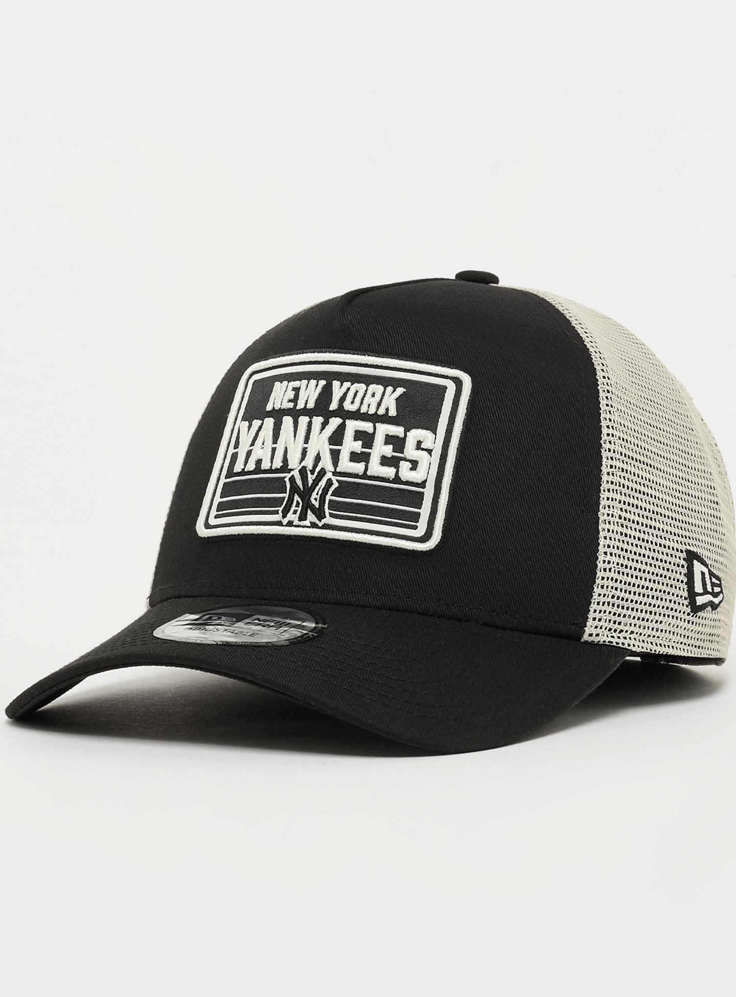 New Era, A-Frame Trucker MLB Patch New York Yankees, black, Image 1 of 4