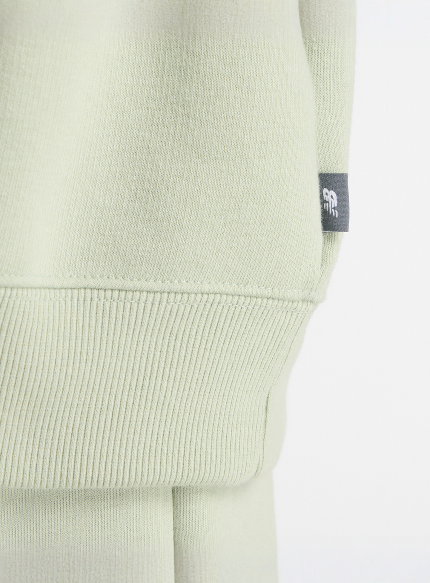 New Balance, Linear Heritage Fleece Long Hoodie, green, Image 5 of 5
