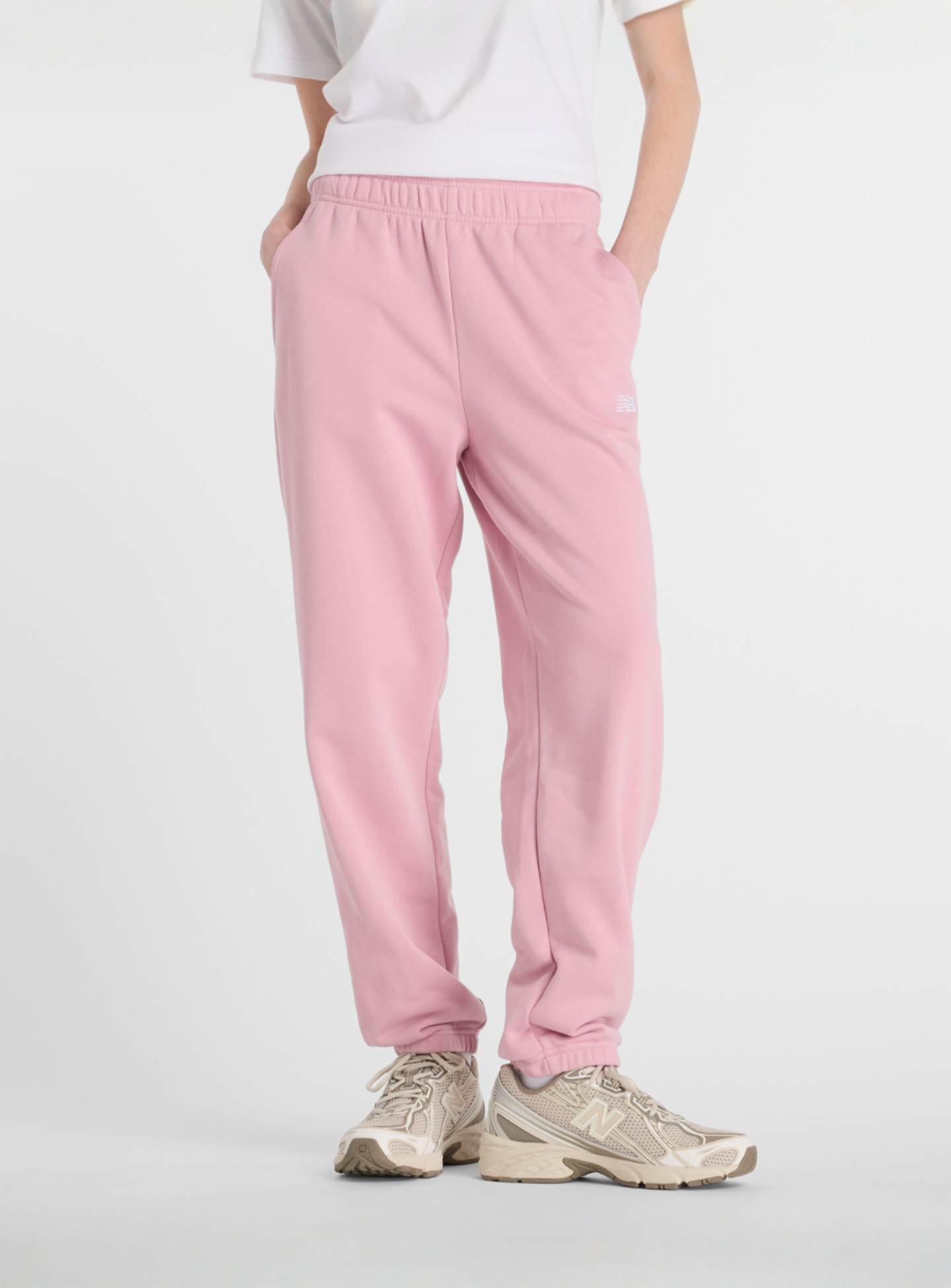 New Balance, Sport Essentials French Terry Jogger, light pink, Image 1 of 6