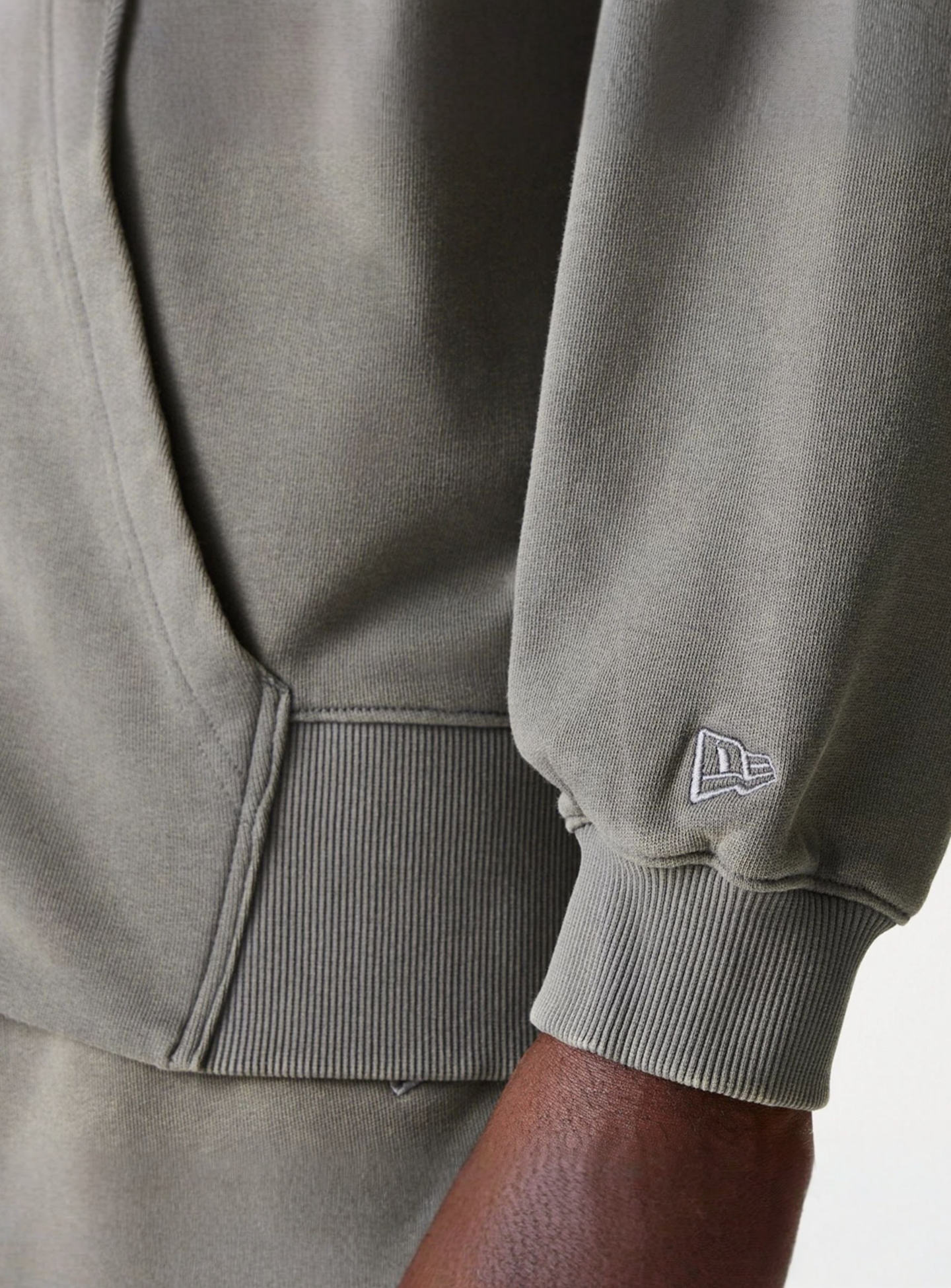 New Era, NBA Washed Full Zip Los Angeles Lakers, grey, Image 4 of 6