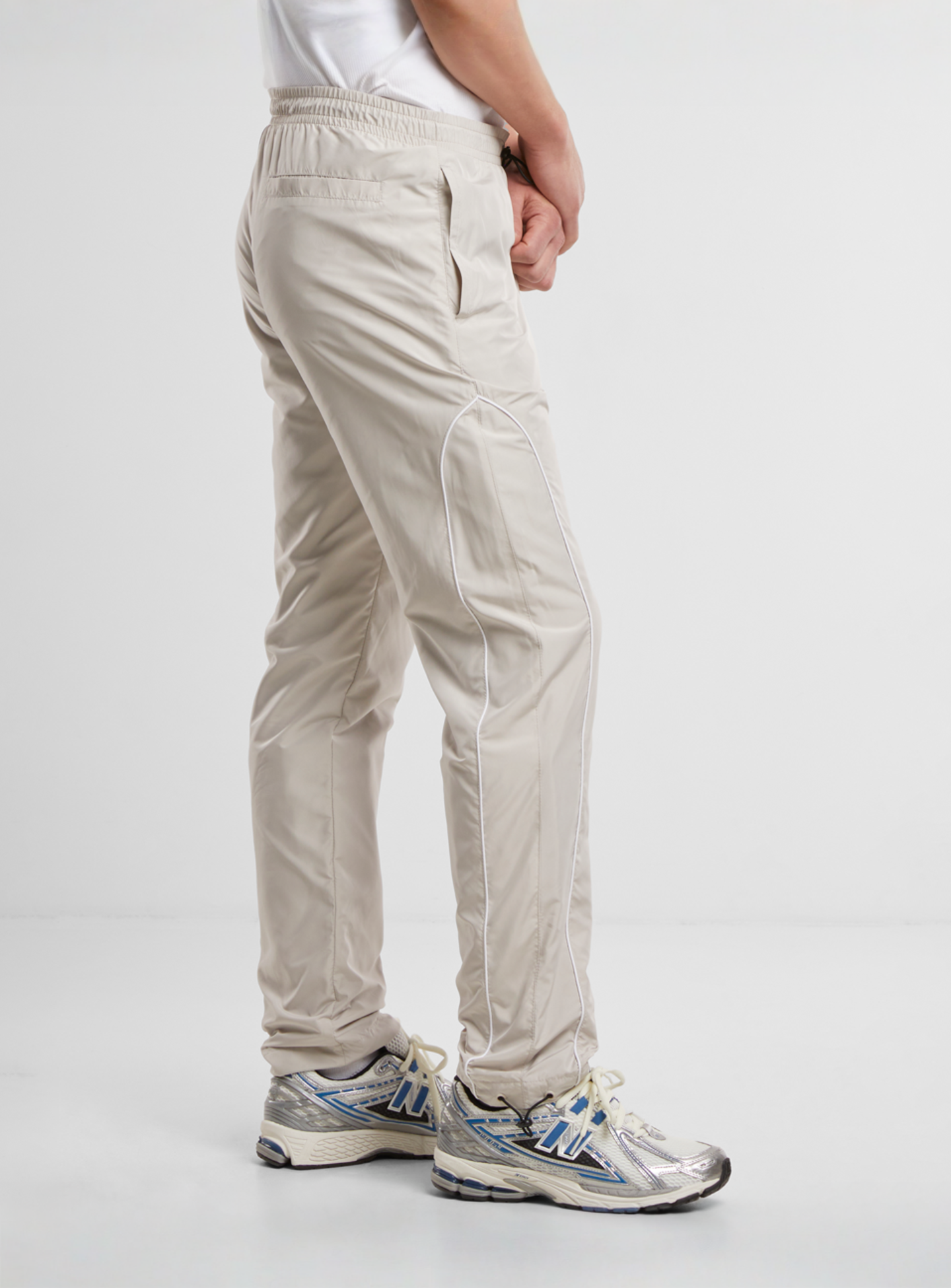 Urban Classics, Piped Panel Trackpants, beige, Image 4 of 6
