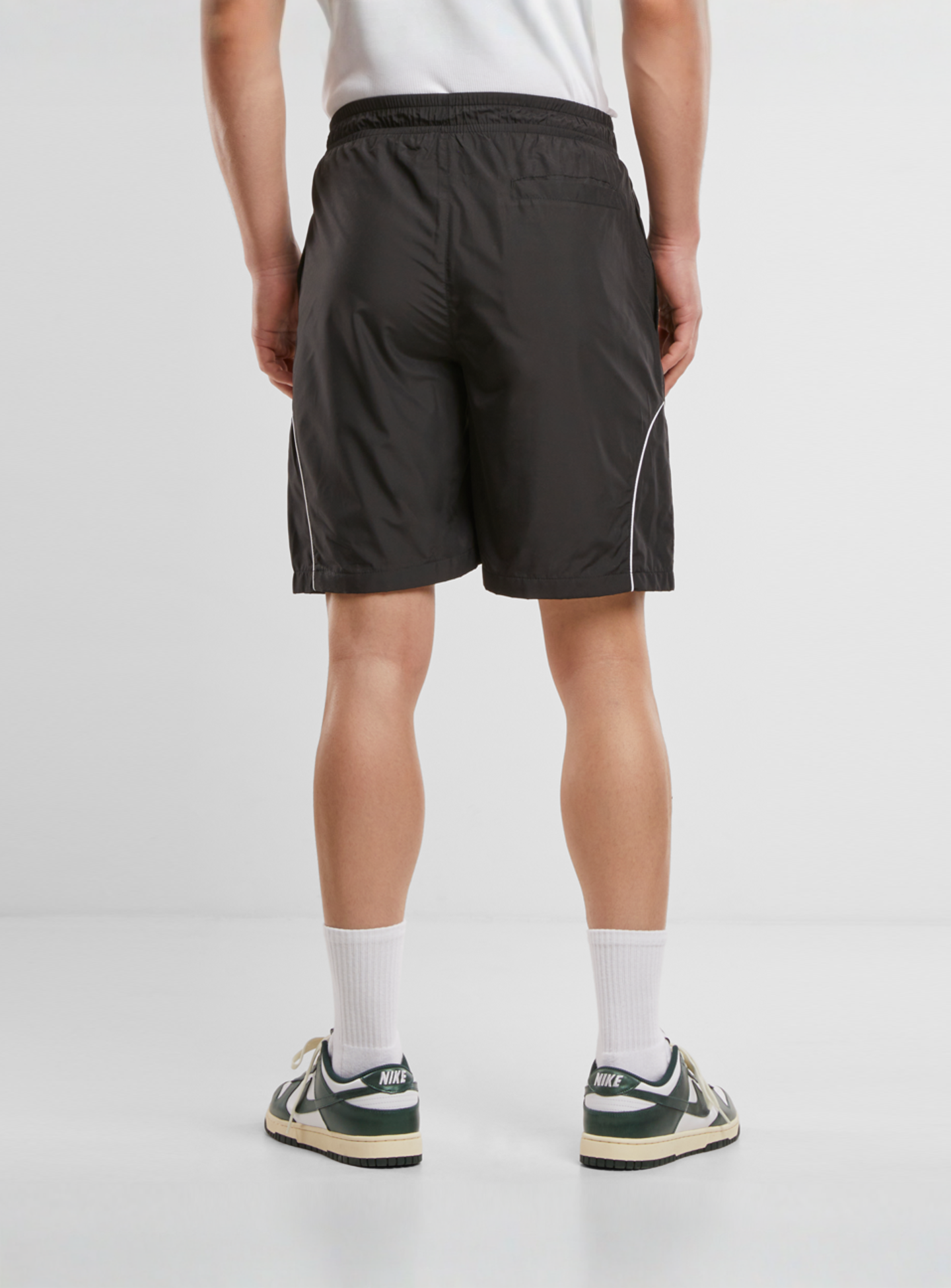 Urban Classics, Piped Panel Trackshorts, black, Image 2 of 5