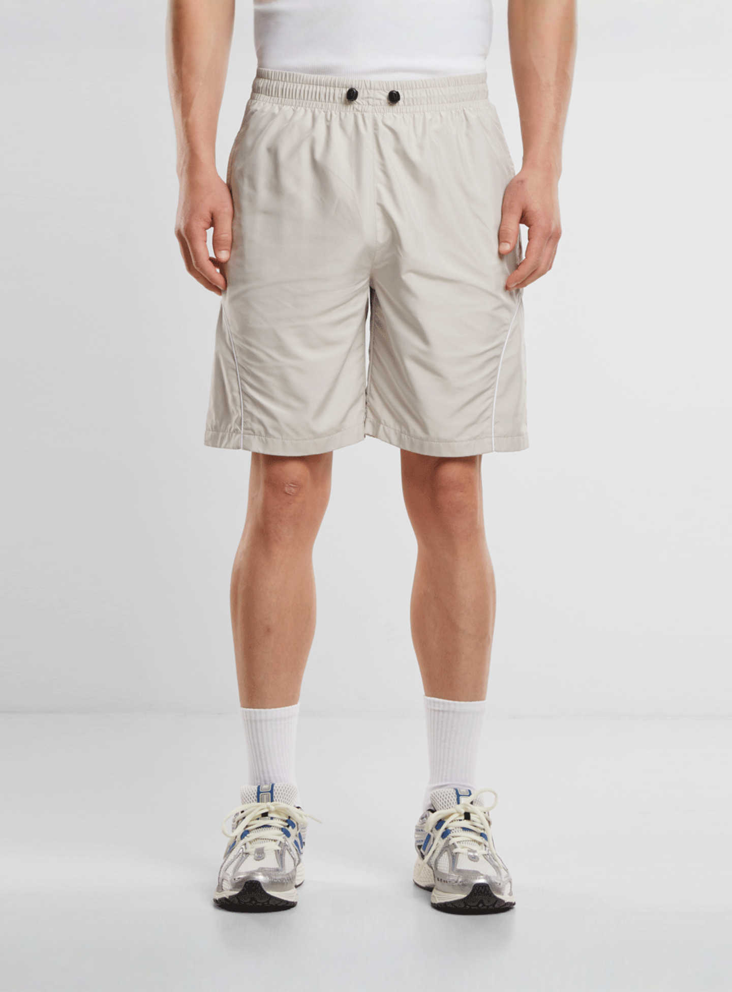 Urban Classics, Piped Panel Trackshorts, beige, Image 1 of 4