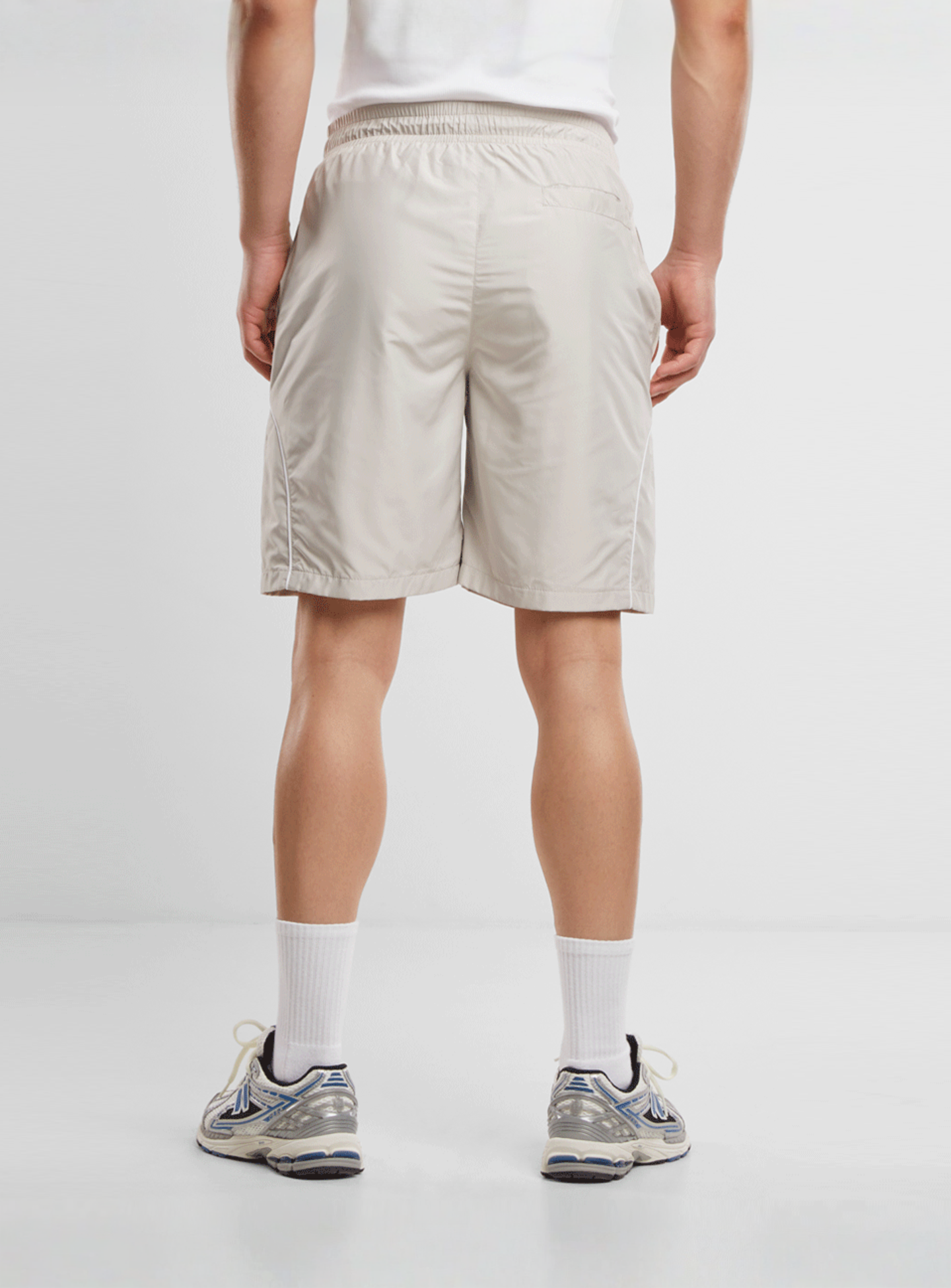 Urban Classics, Piped Panel Trackshorts, beige, Image 2 of 4