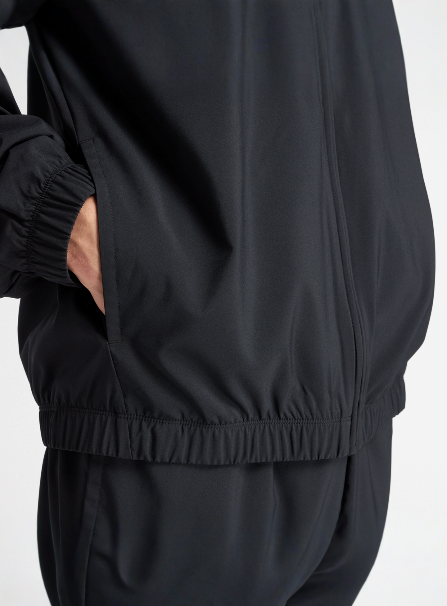 New Balance, Reimagined Woven Graphic Jacket, black, Image 5 of 6