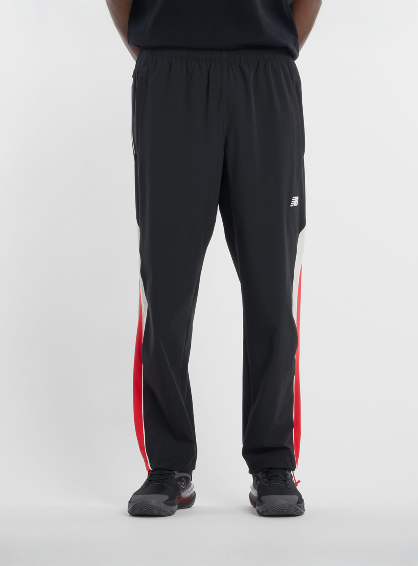 New Balance, In Game Woven Track Pants, black, Image 1 of 7