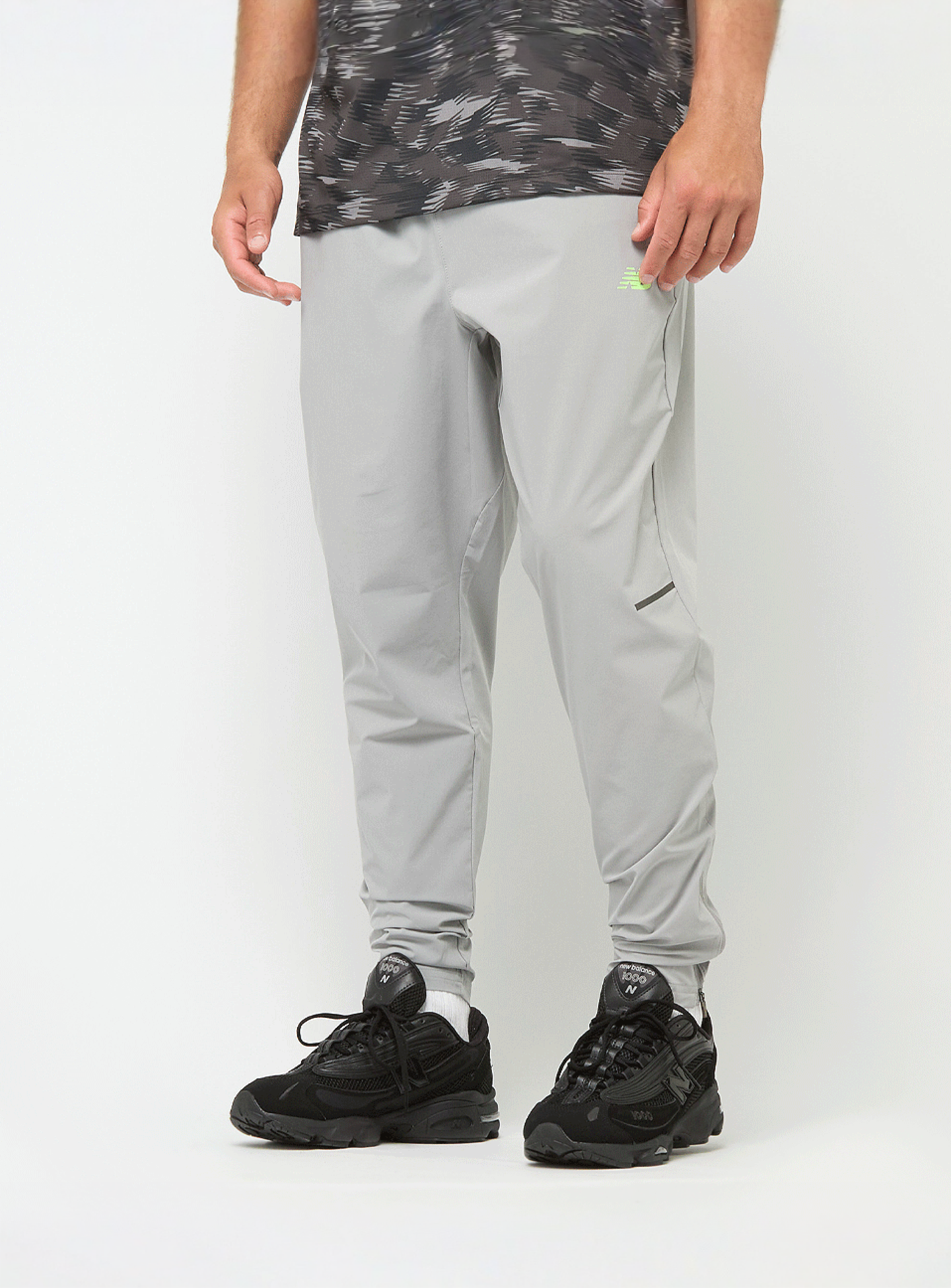 New Balance, Tenacity Stretch Woven Pant, grey, Image 1 of 6
