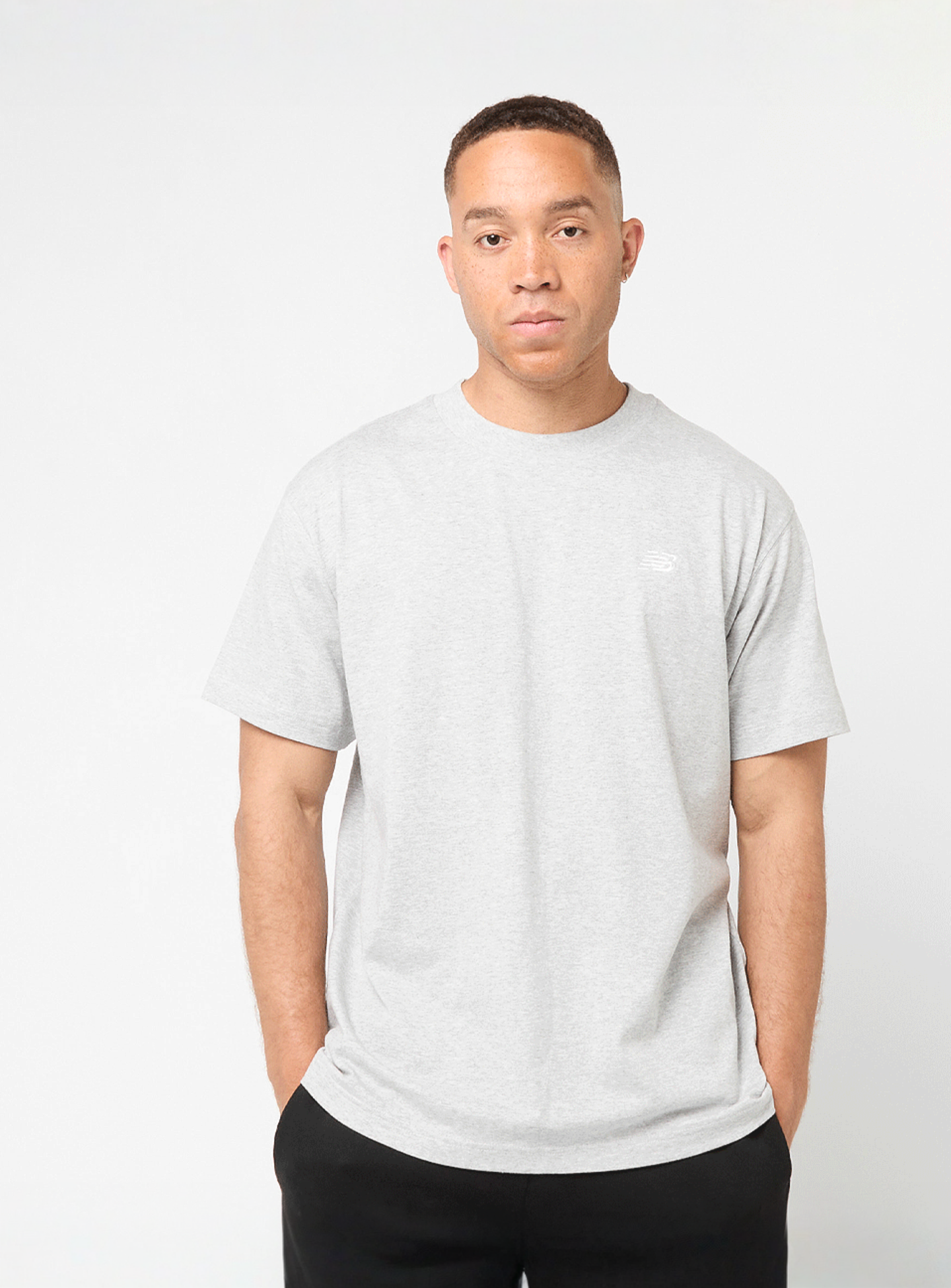 New Balance, Sport Essentials Cotton T-Shirt, grey, Image 1 of 4
