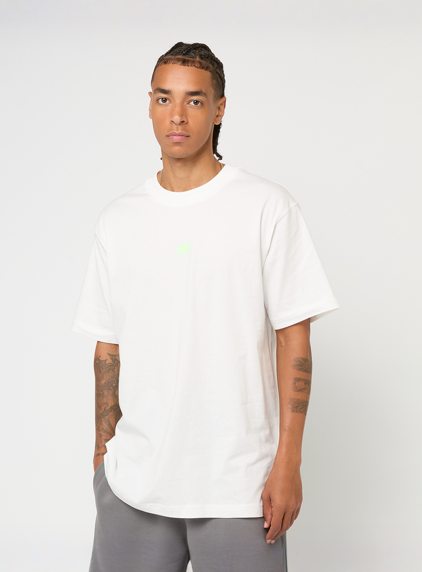 New Balance, Back Print Graphic Tee, white, Image 2 of 5