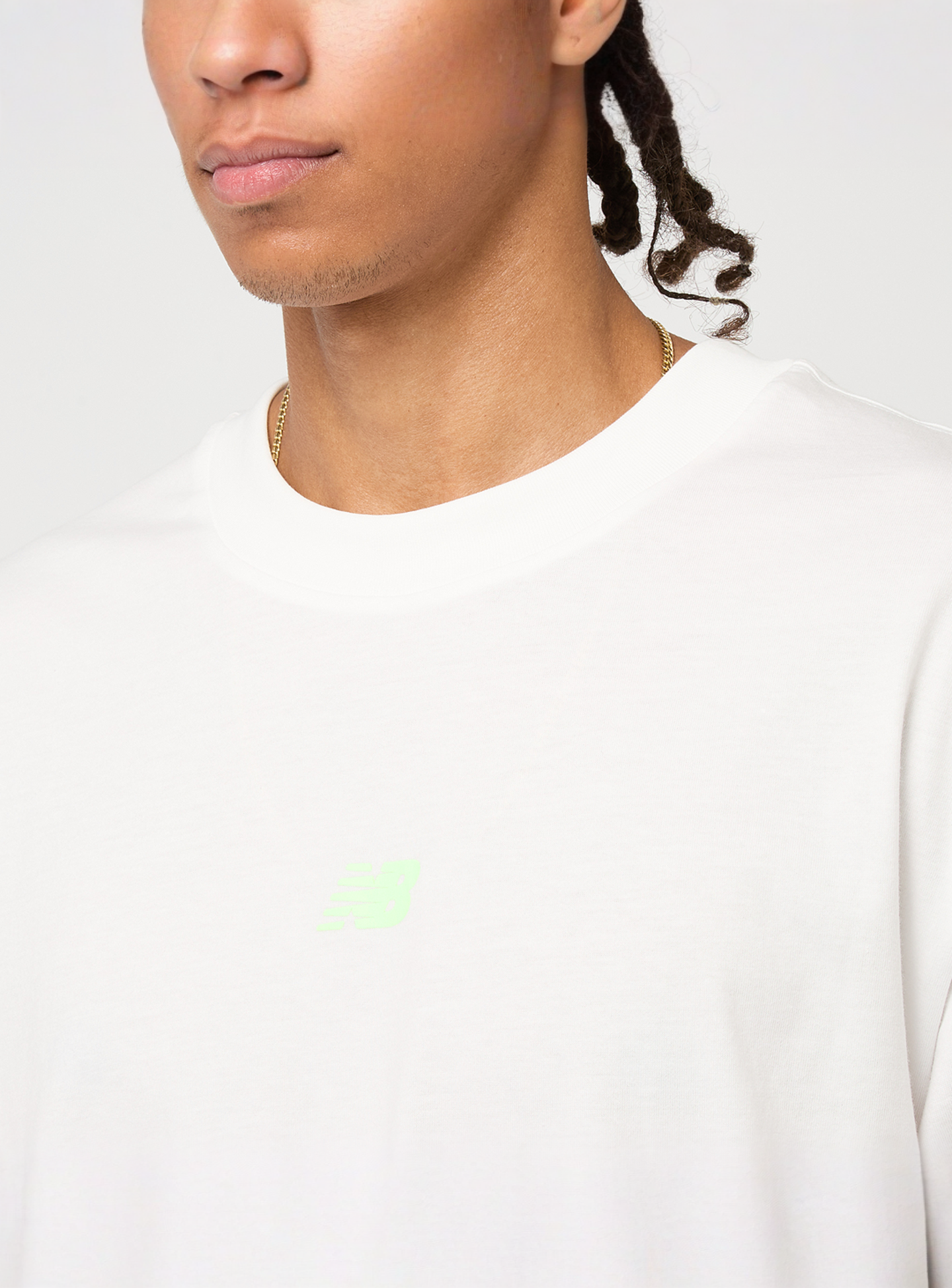 New Balance, Back Print Graphic Tee, white, Image 3 of 5