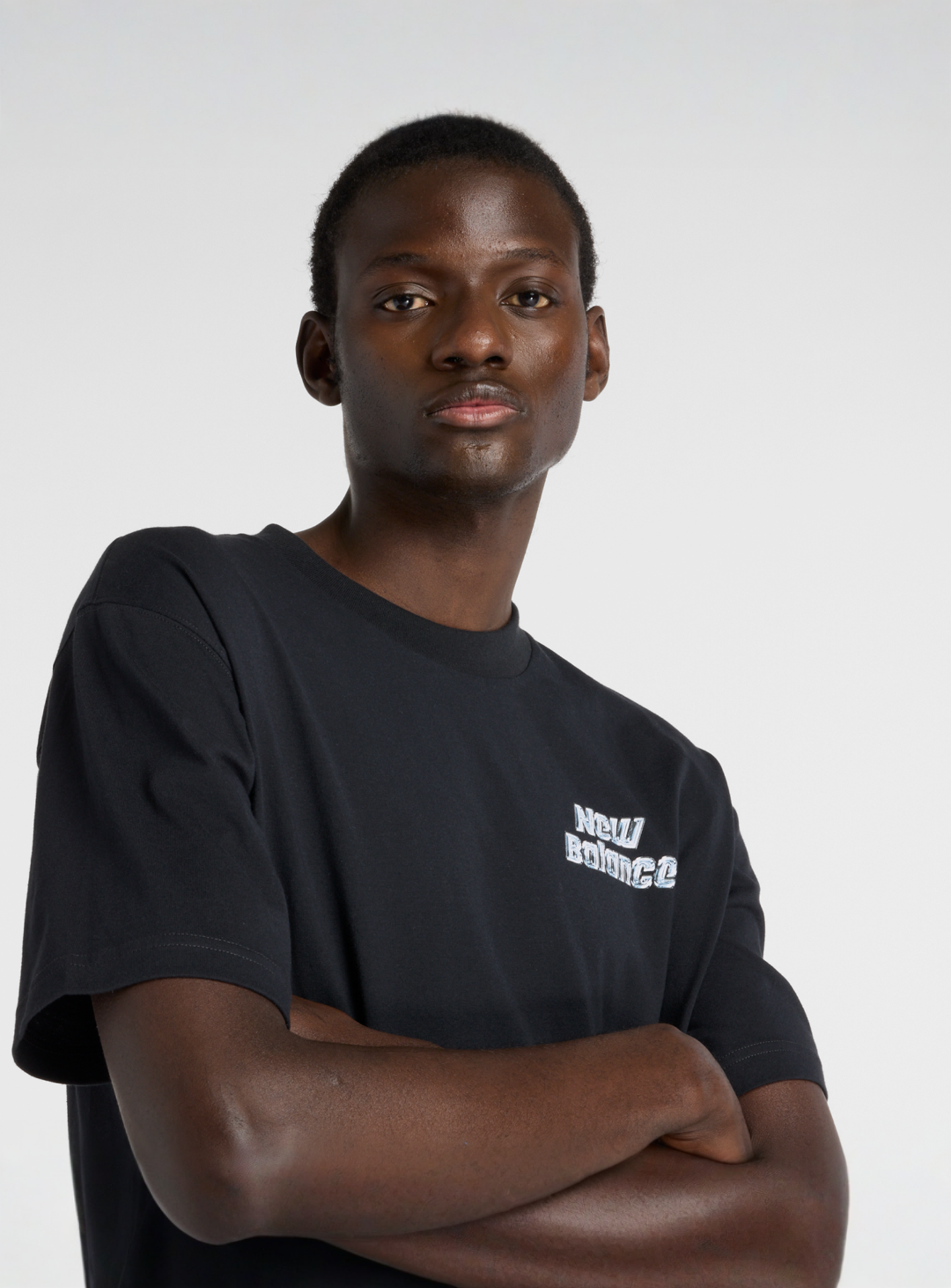 New Balance, Chrome Runner T-Shirt, black, Image 3 of 5