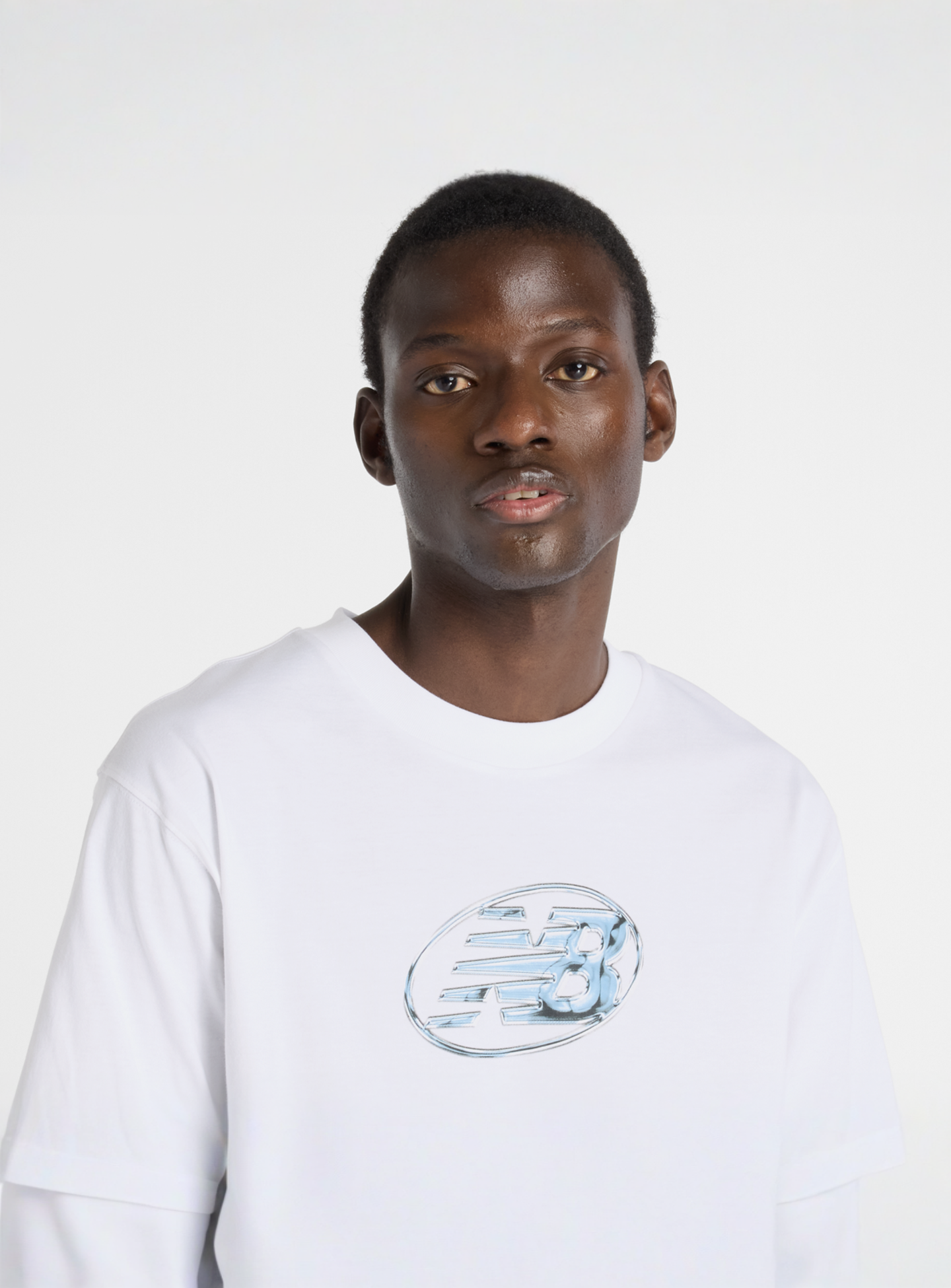 New Balance, Chrome T-Shirt, white, Image 3 of 4